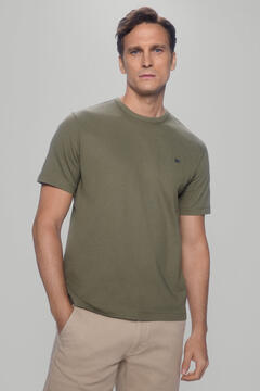Pedro del Hierro camiseta básica Verde