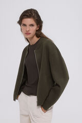 Pedro del Hierro Jaqueta estilo bomber Verde