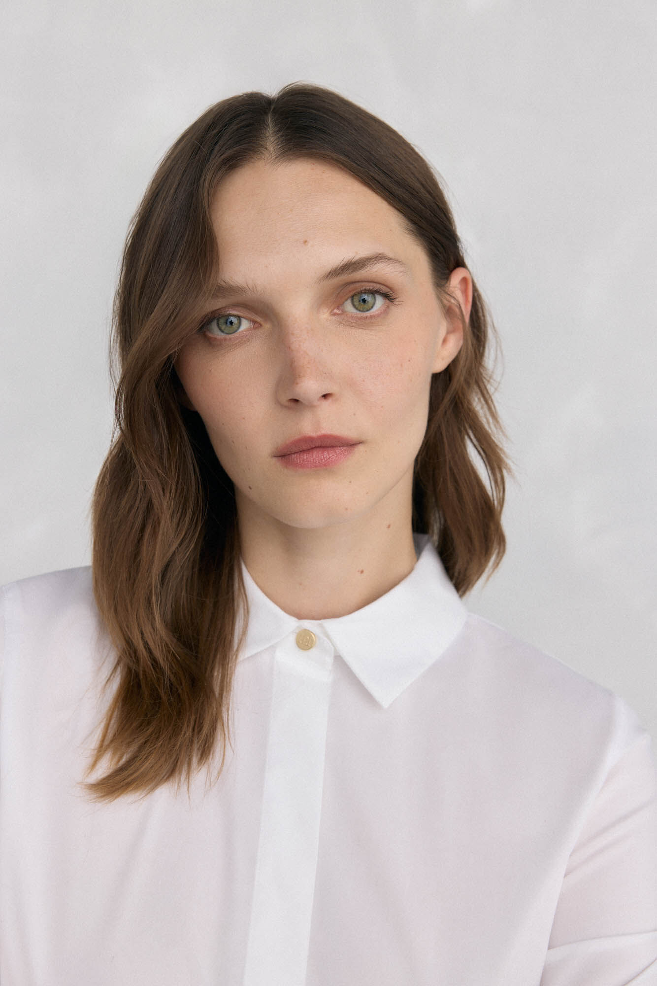 Pedro del Hierro Camisa b&aacute;sica de ferro f&aacute;cil Branco