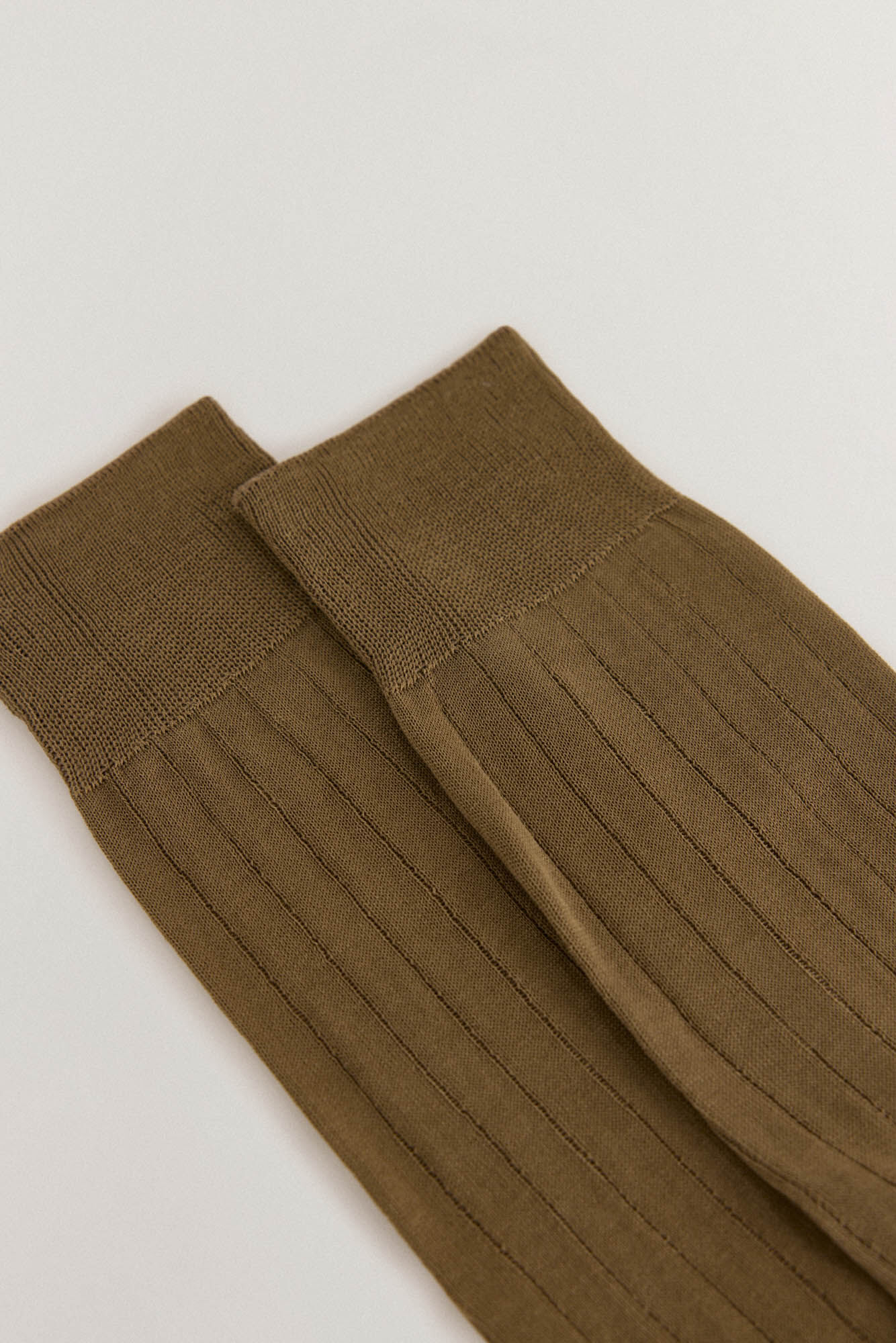 Pedro del Hierro Plain dress socks Brown