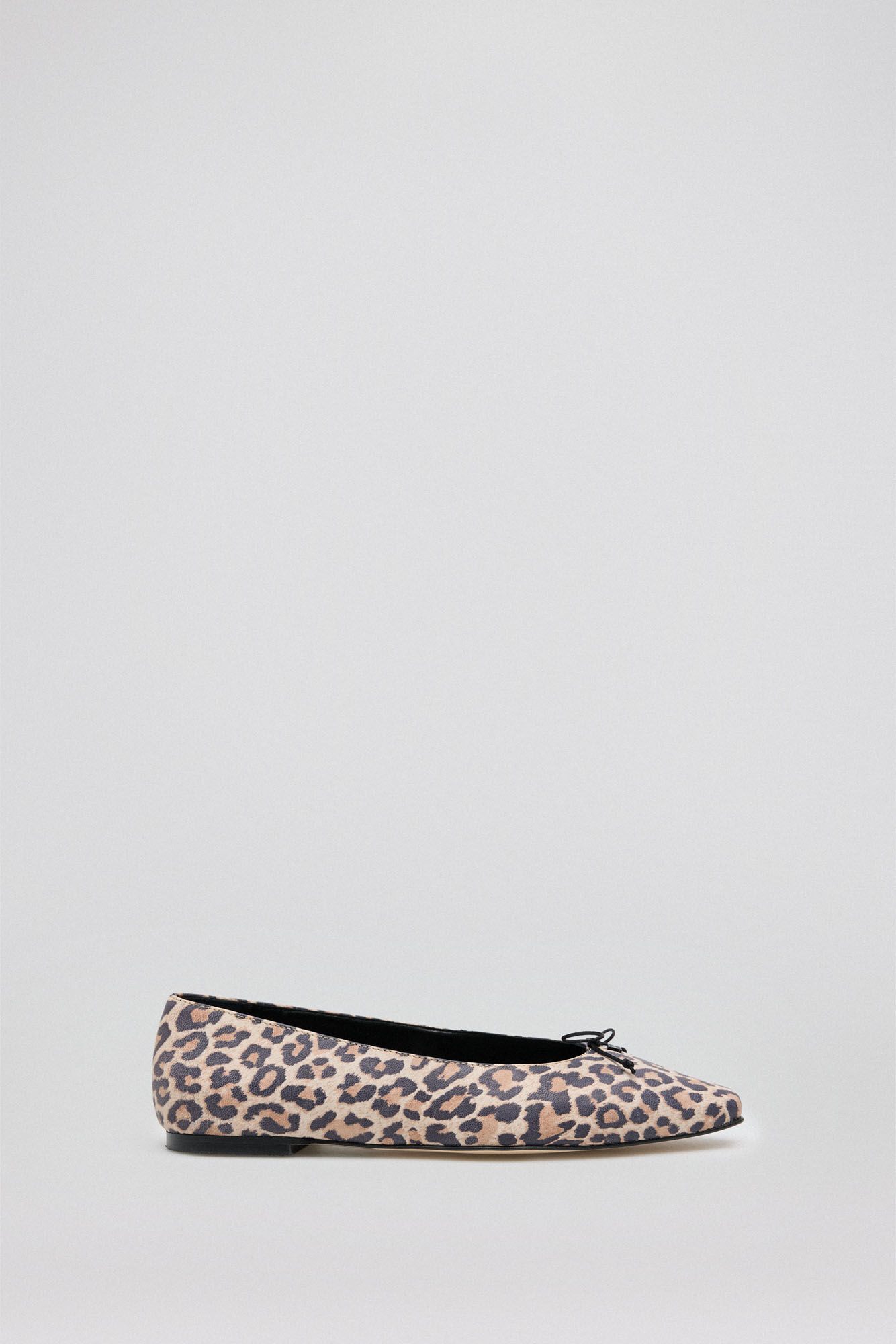 Pedro del Hierro animal print ballerina Grey