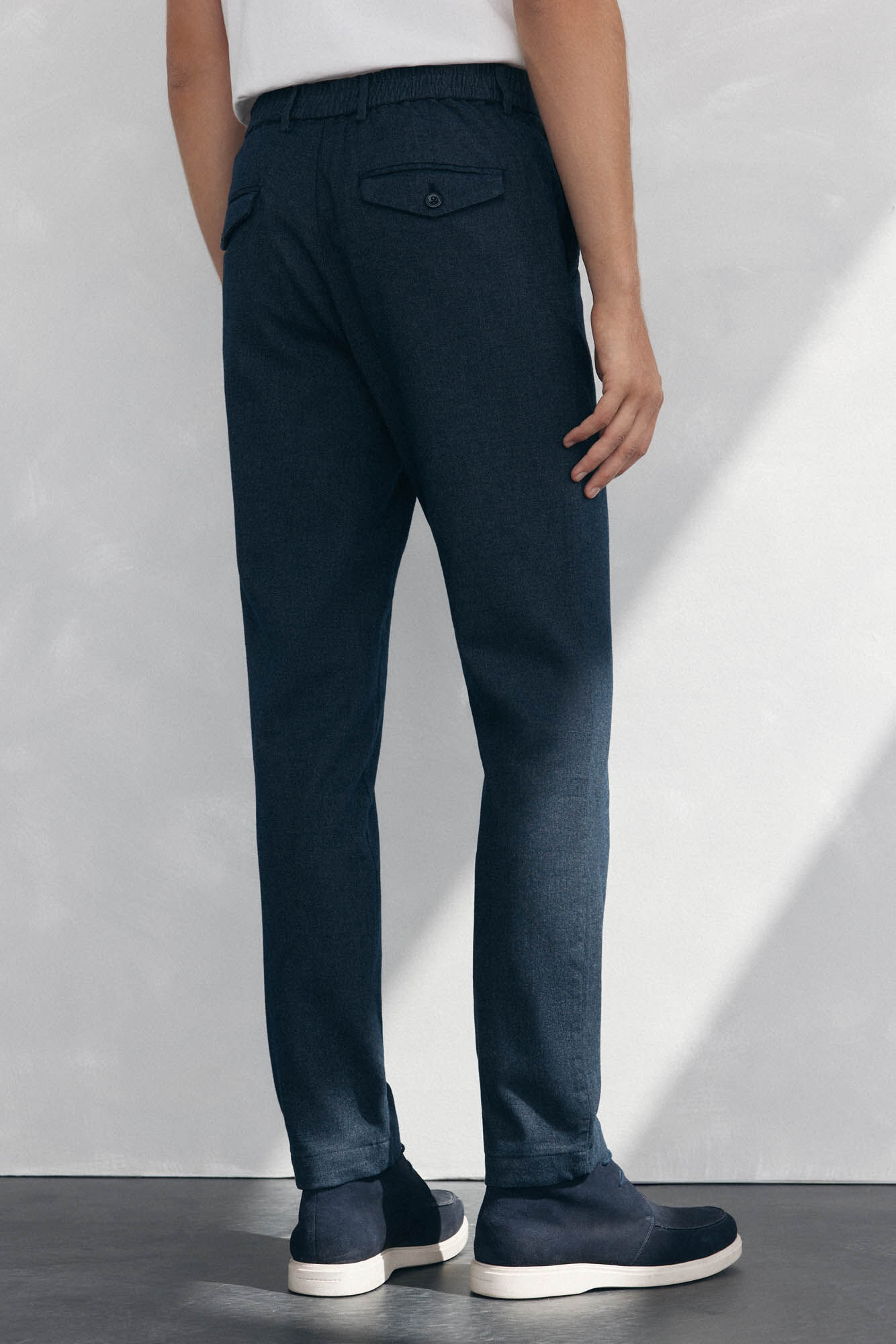 Pedro del Hierro Comfort chinos pants Blue