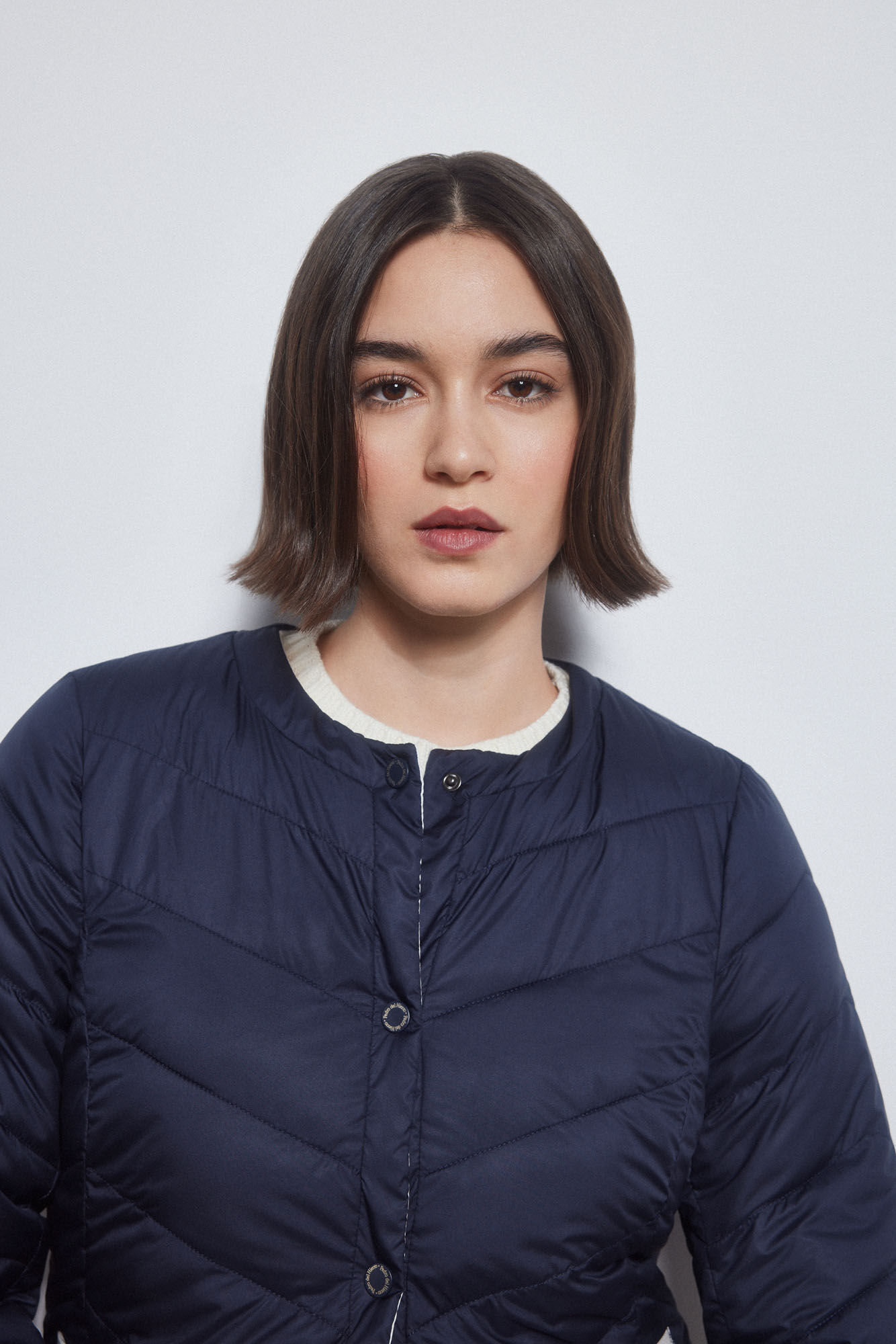 Pedro del Hierro Chaqueta corta ultralight reversible Azul