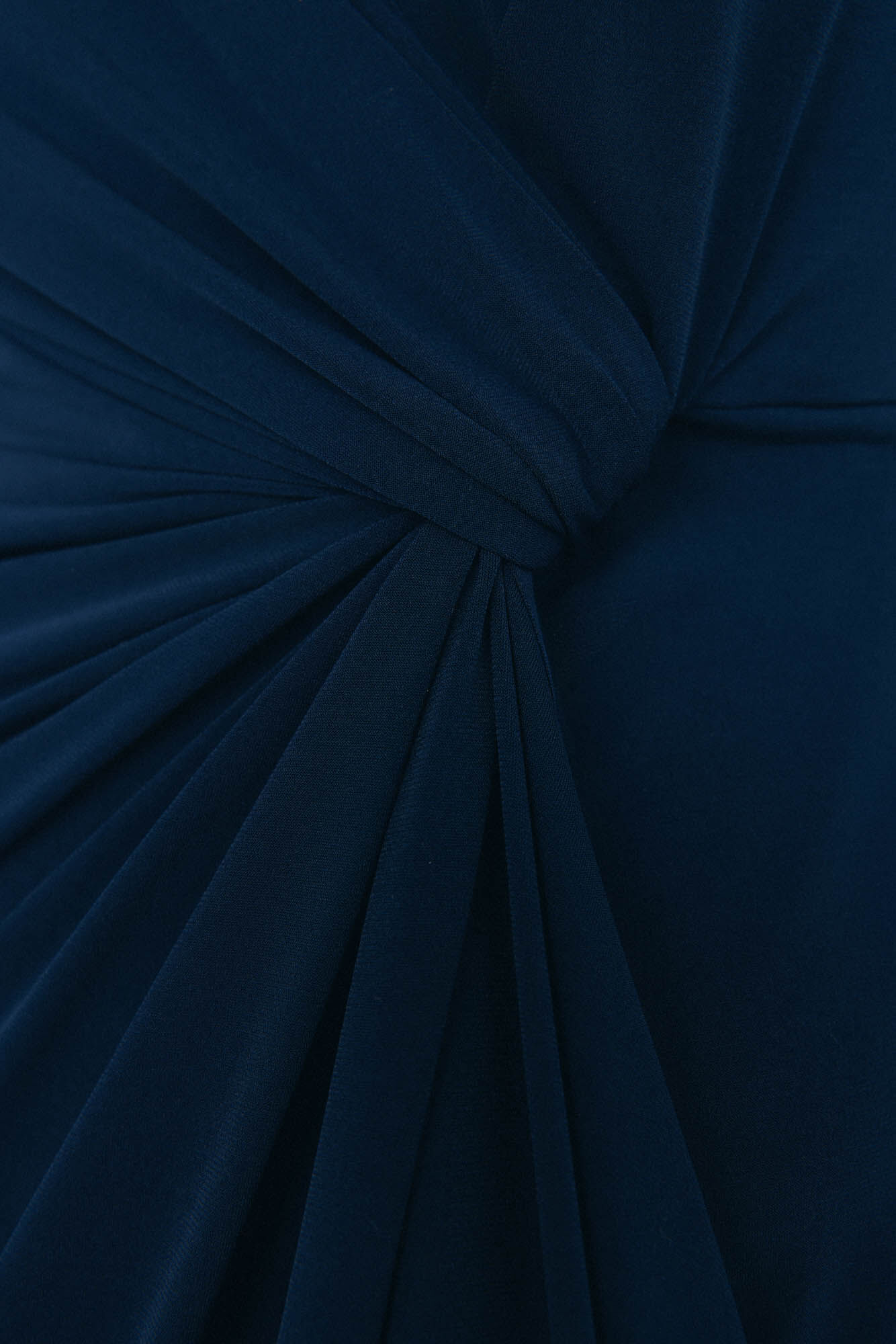 Pedro del Hierro Vestido justo com detalhe na cintura Azul