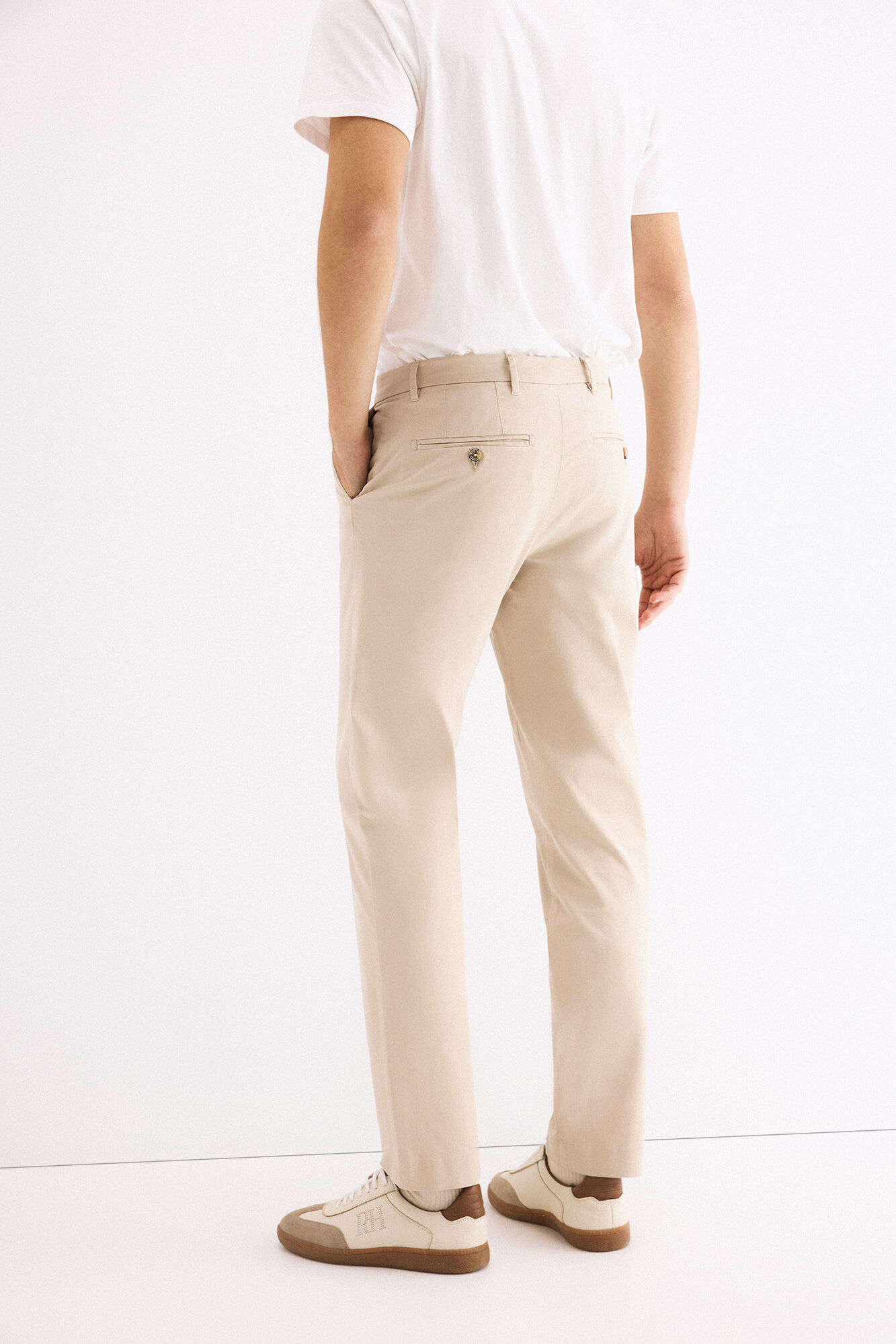 Pedro del Hierro Regular fit chinos Beige