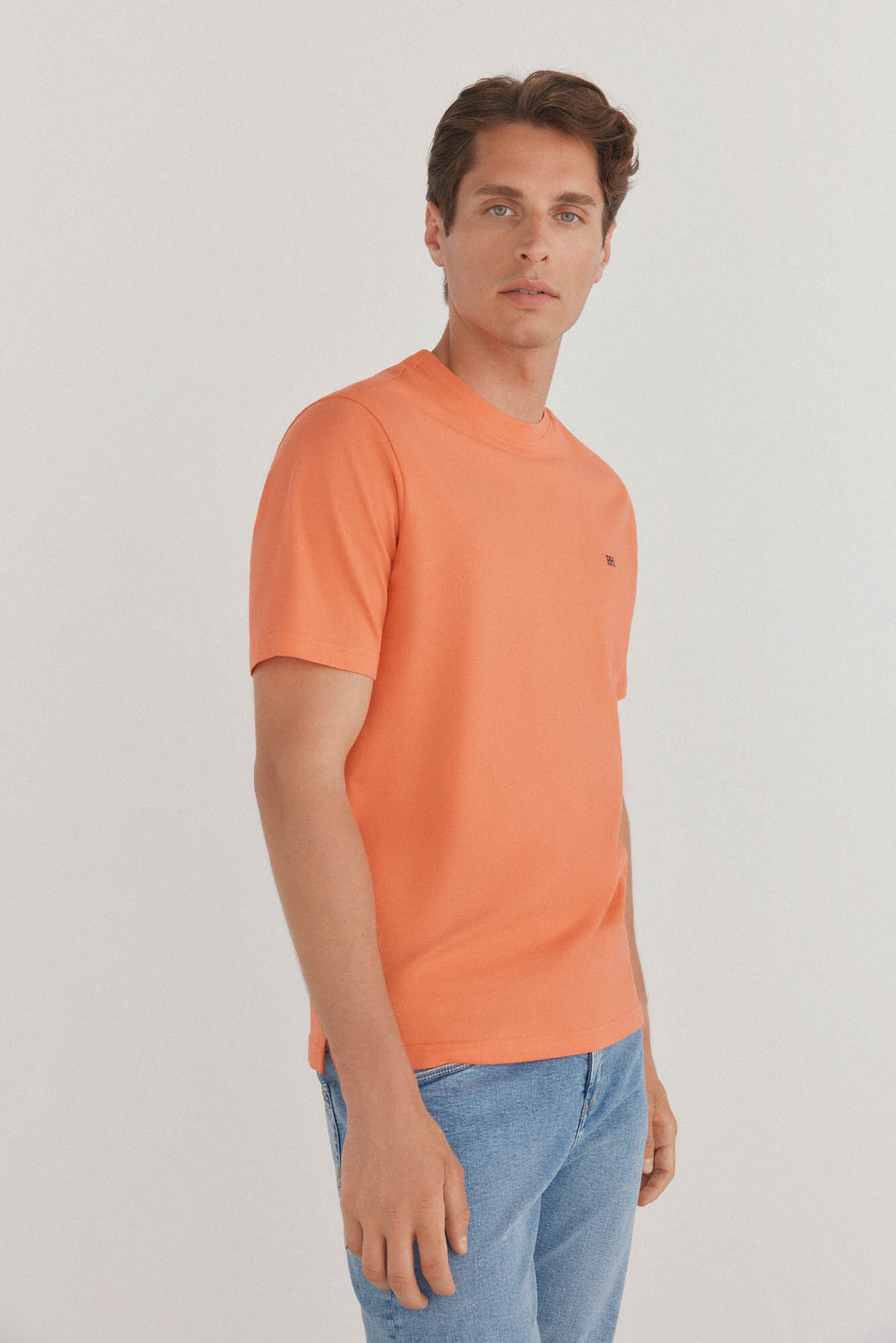 Pedro del Hierro Basic T-shirt Orange