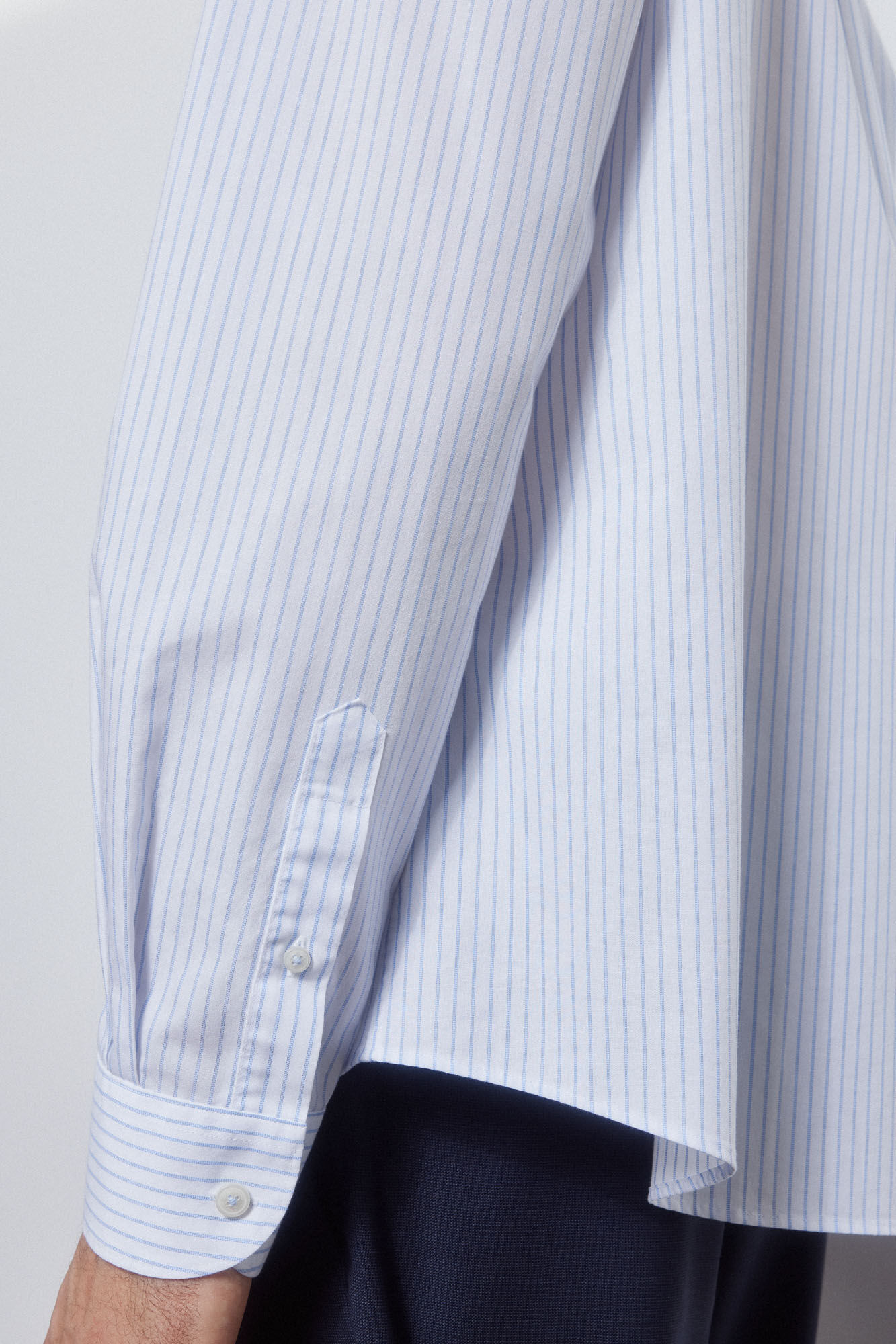 Pedro del Hierro Camisa rayas facil plancha + anti olor slim fit Azul