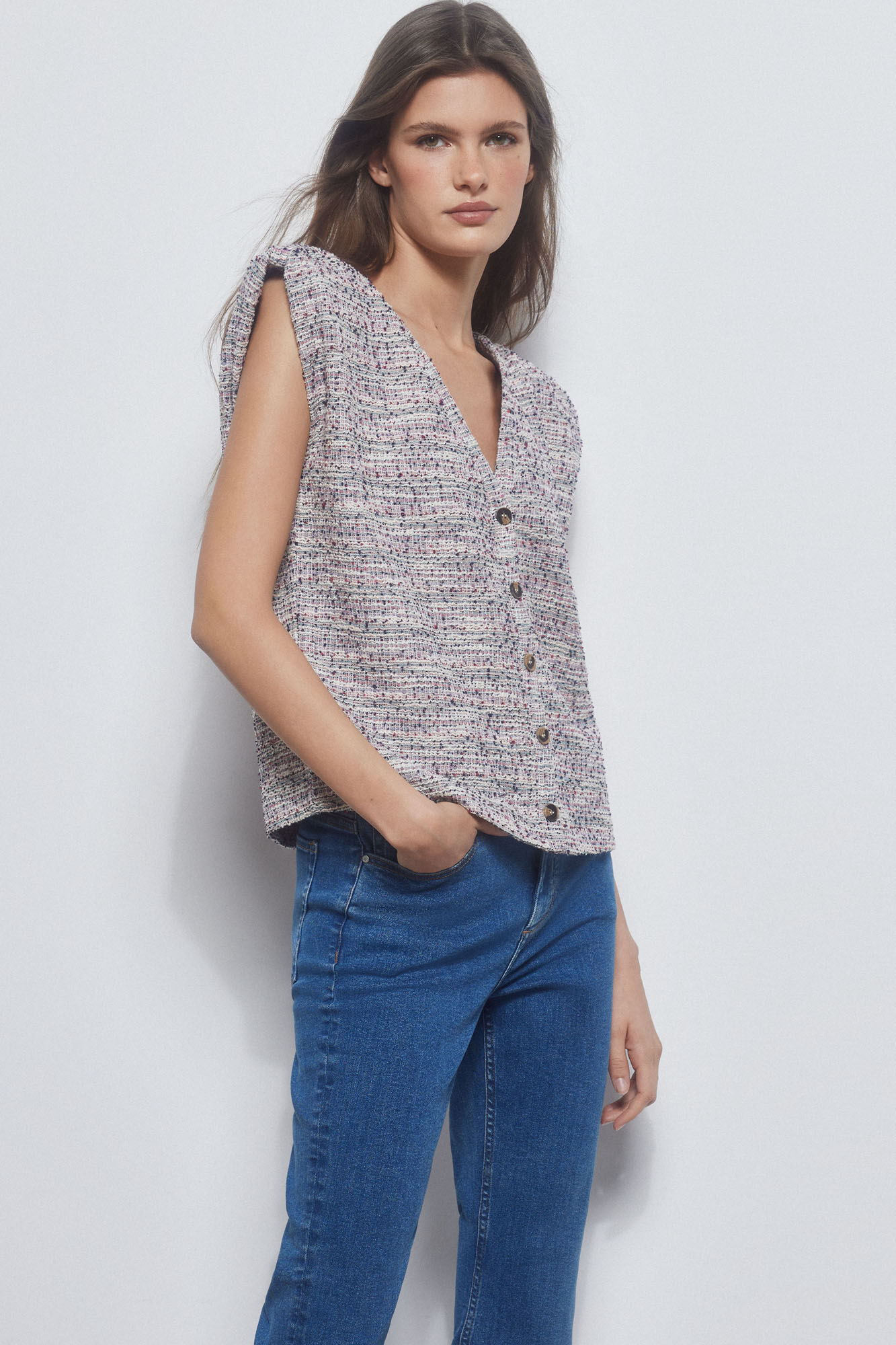 Pedro del Hierro Structured vest Several