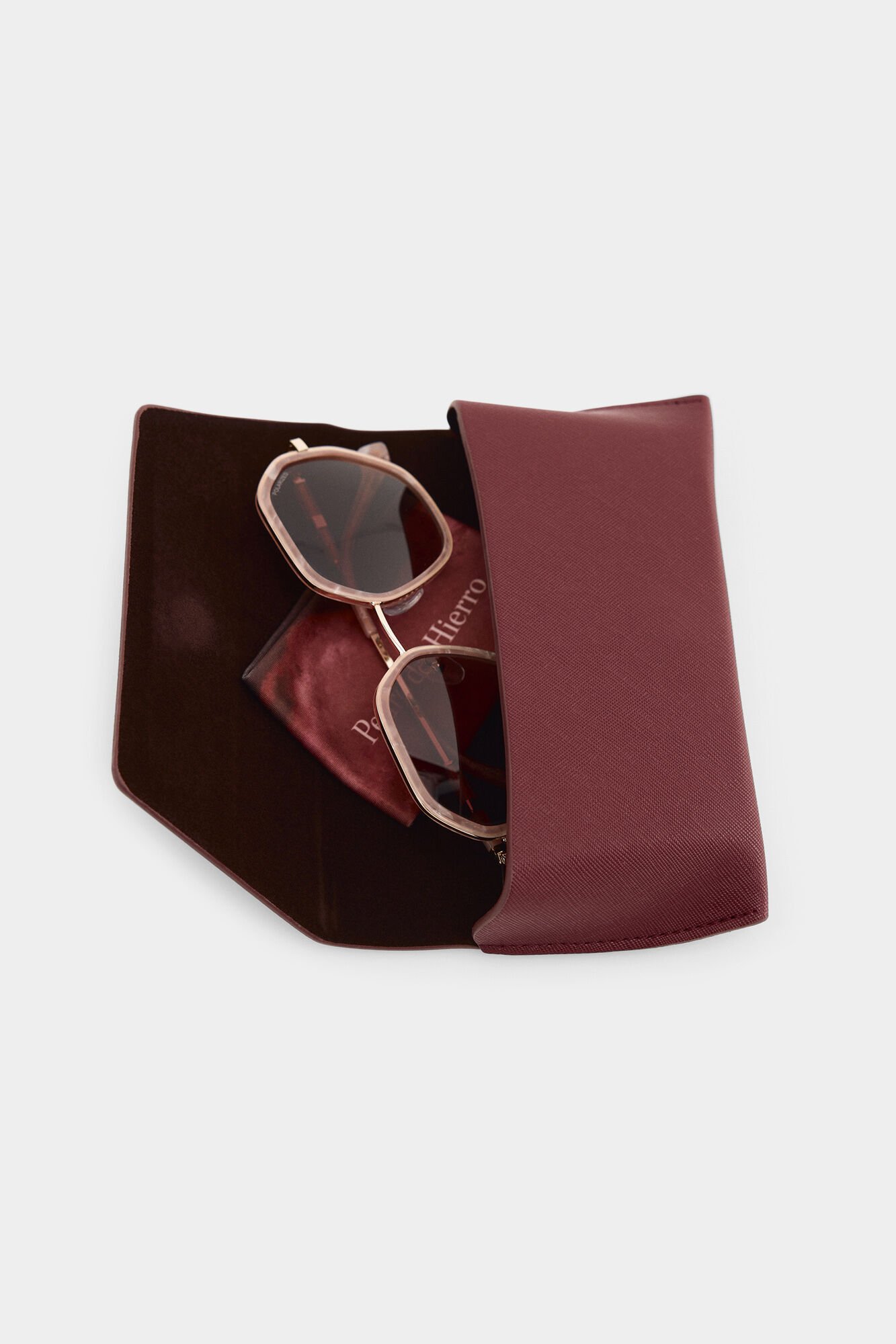 Pedro del Hierro Metal frame sunglasses Pink