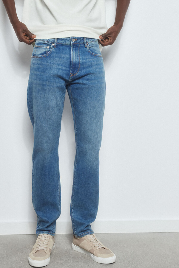 Pedro del Hierro Jeans premium flex leve slim fit Azul