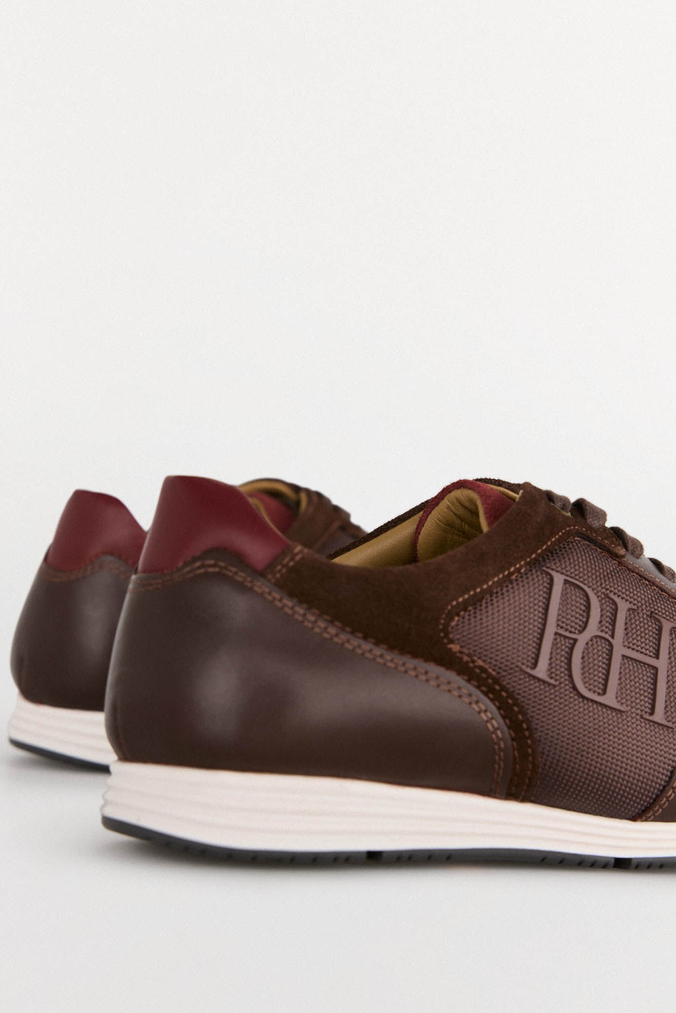 Pedro del Hierro Icon rubber sole trainer  Brown