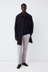 Pedro del Hierro Vestido chino twill leve regular Cizento