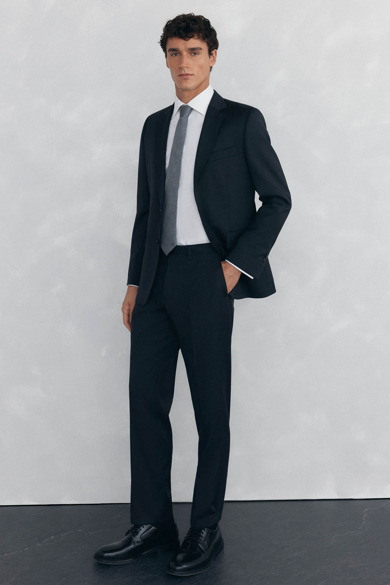 Pedro del Hierro Camisa com abotoaduras, n&atilde;o passa a ferro e &eacute; resistente a manchas Branco