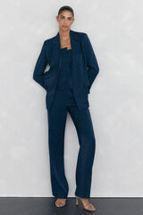 Pedro del Hierro Flared trousers Blue