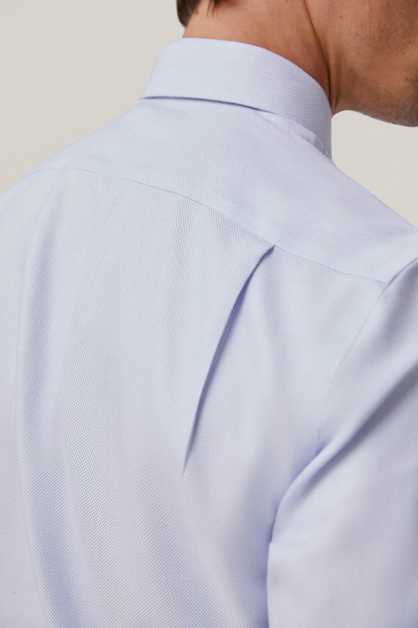 Pedro del Hierro Camisa vestir estructura lisa non iron + antimanchas Blue