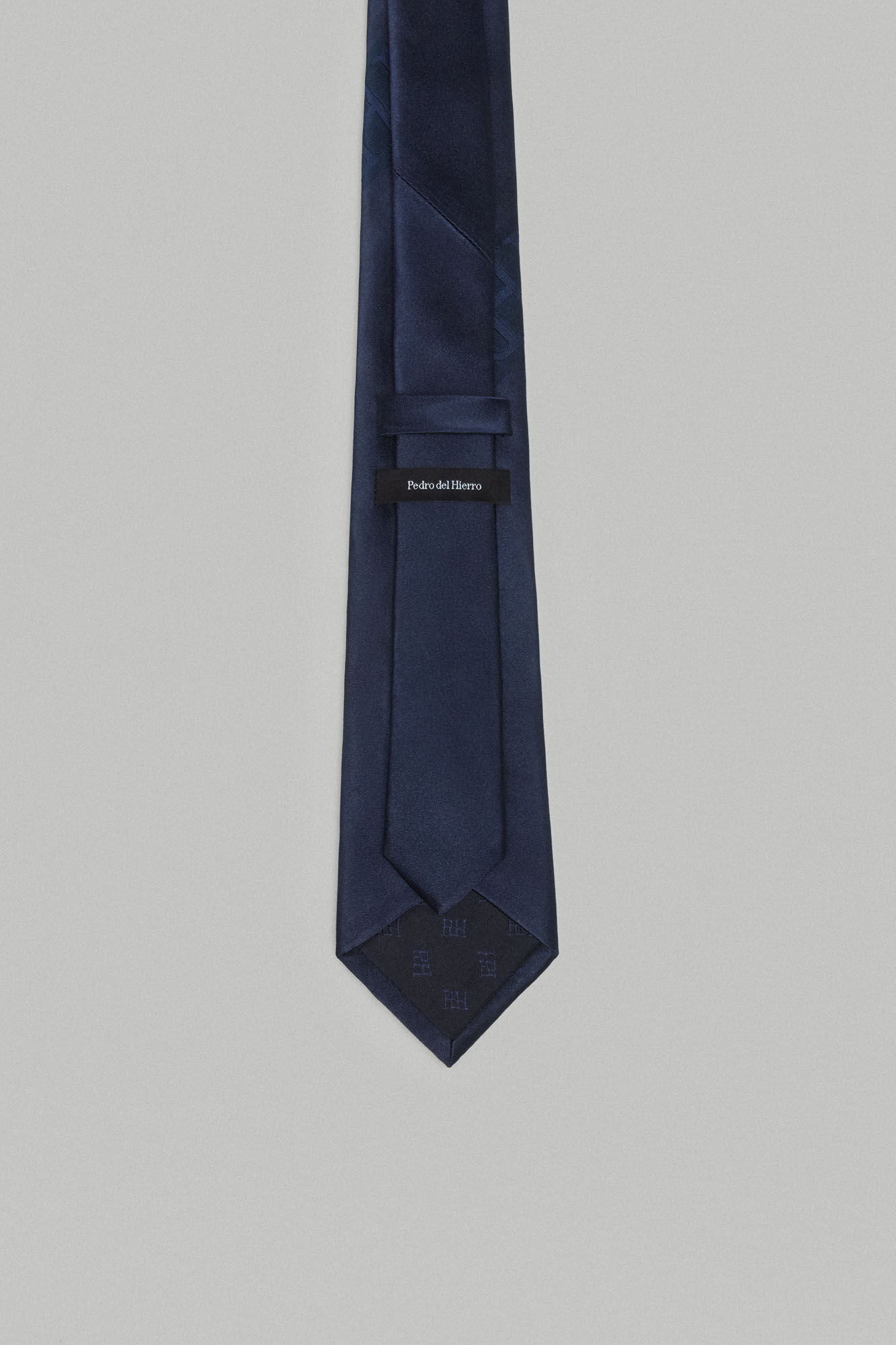 Pedro del Hierro Corbata seda natural Azul