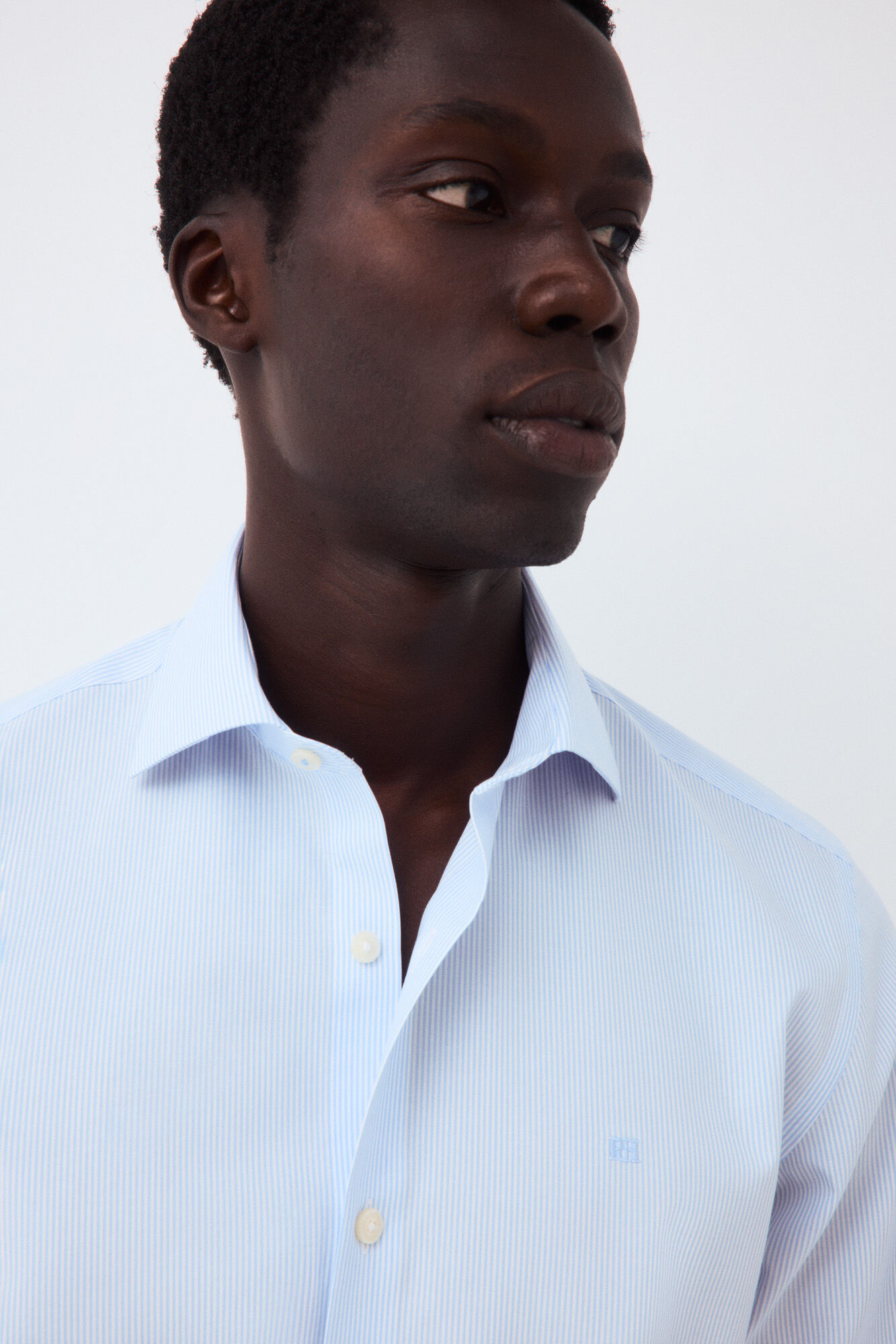 Pedro del Hierro Striped easy-iron dress shirt