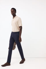 Pedro del Hierro Lightweight structure slim chinos Blue