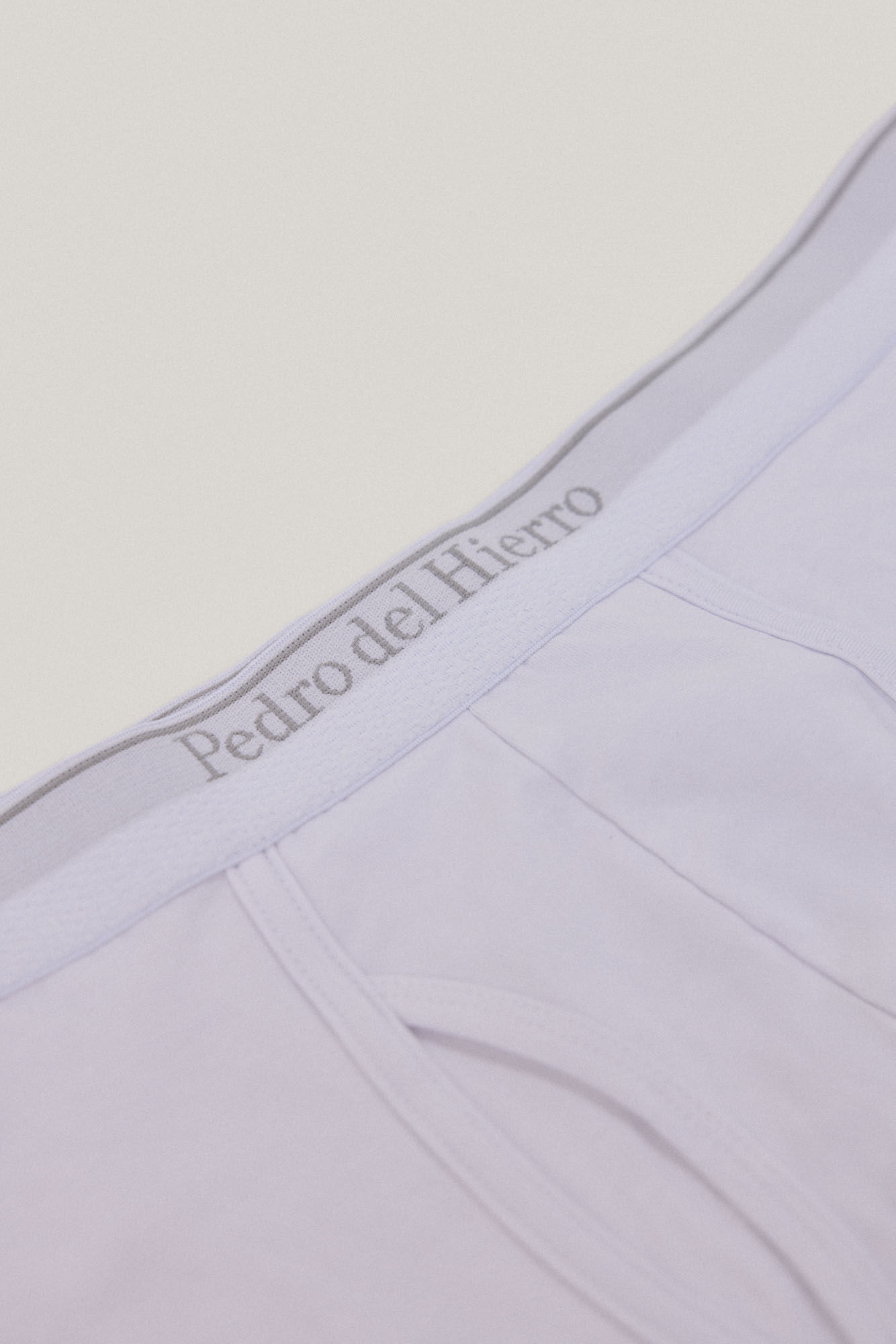 Pedro del Hierro Boxer punto liso Blanco