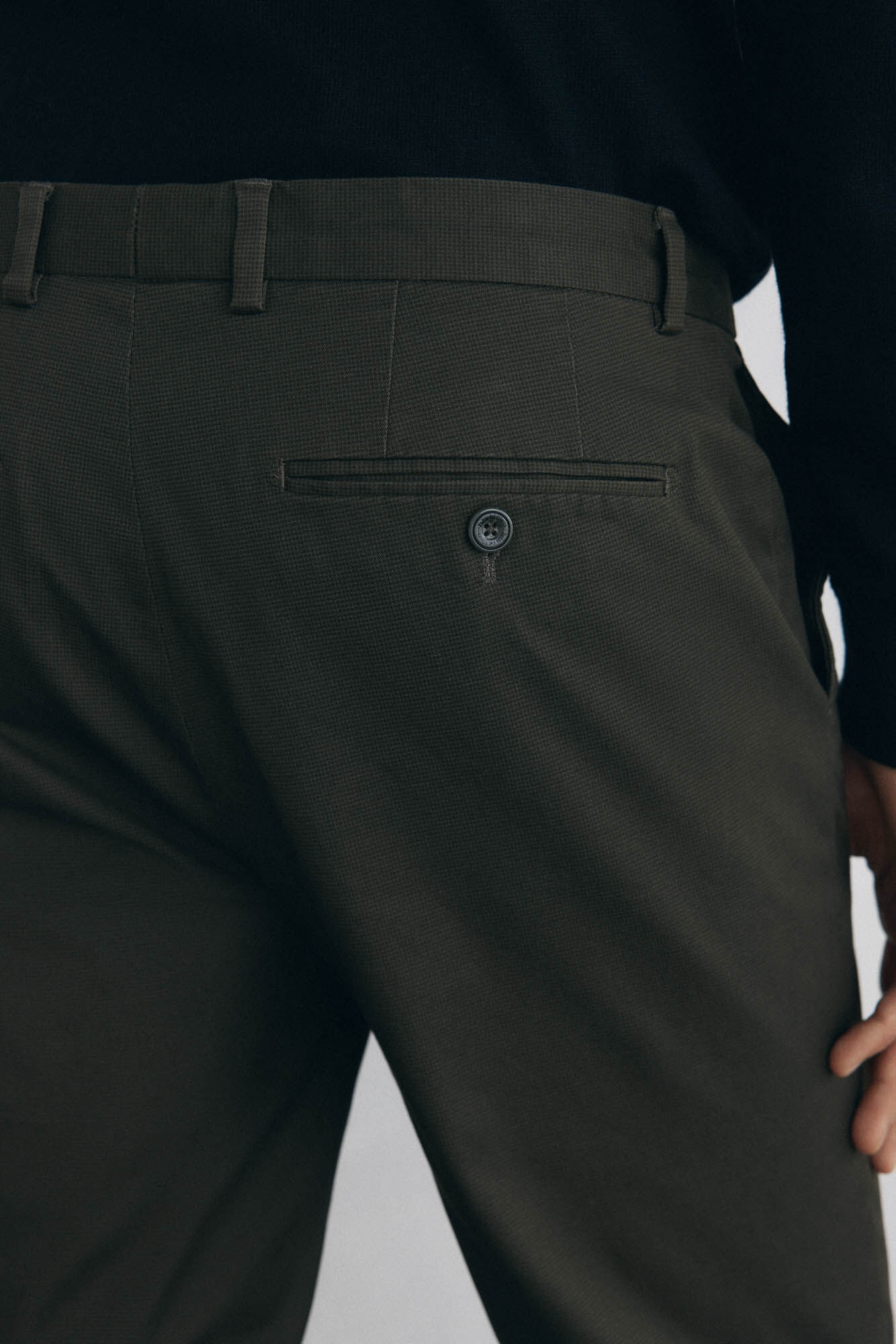 Pedro del Hierro Cal&ccedil;a cal&ccedil;as chino com estampa slim fit Verde