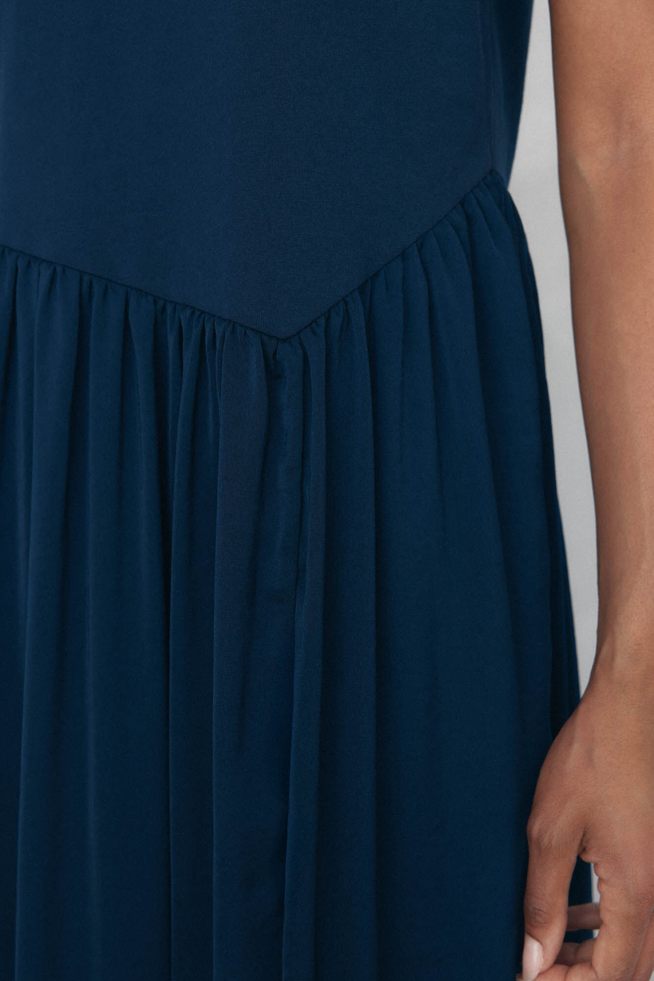 Pedro del Hierro Short sleeve fluid dress Blue