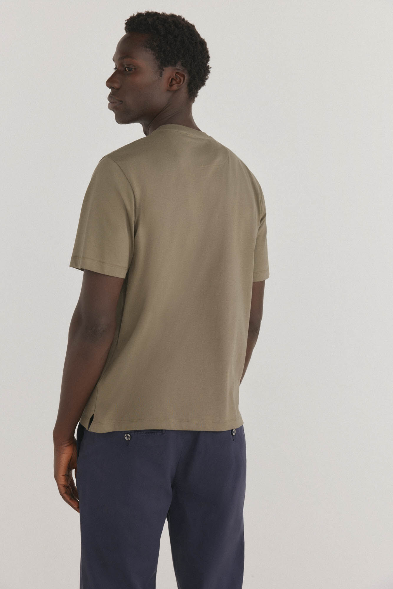 Pedro del Hierro Basic T-shirt Green