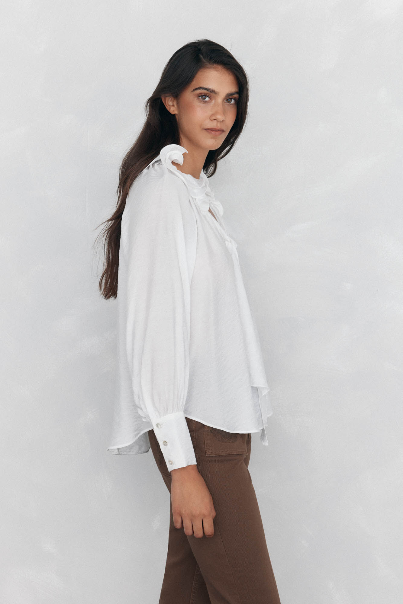 Pedro del Hierro Plain loose blouse White