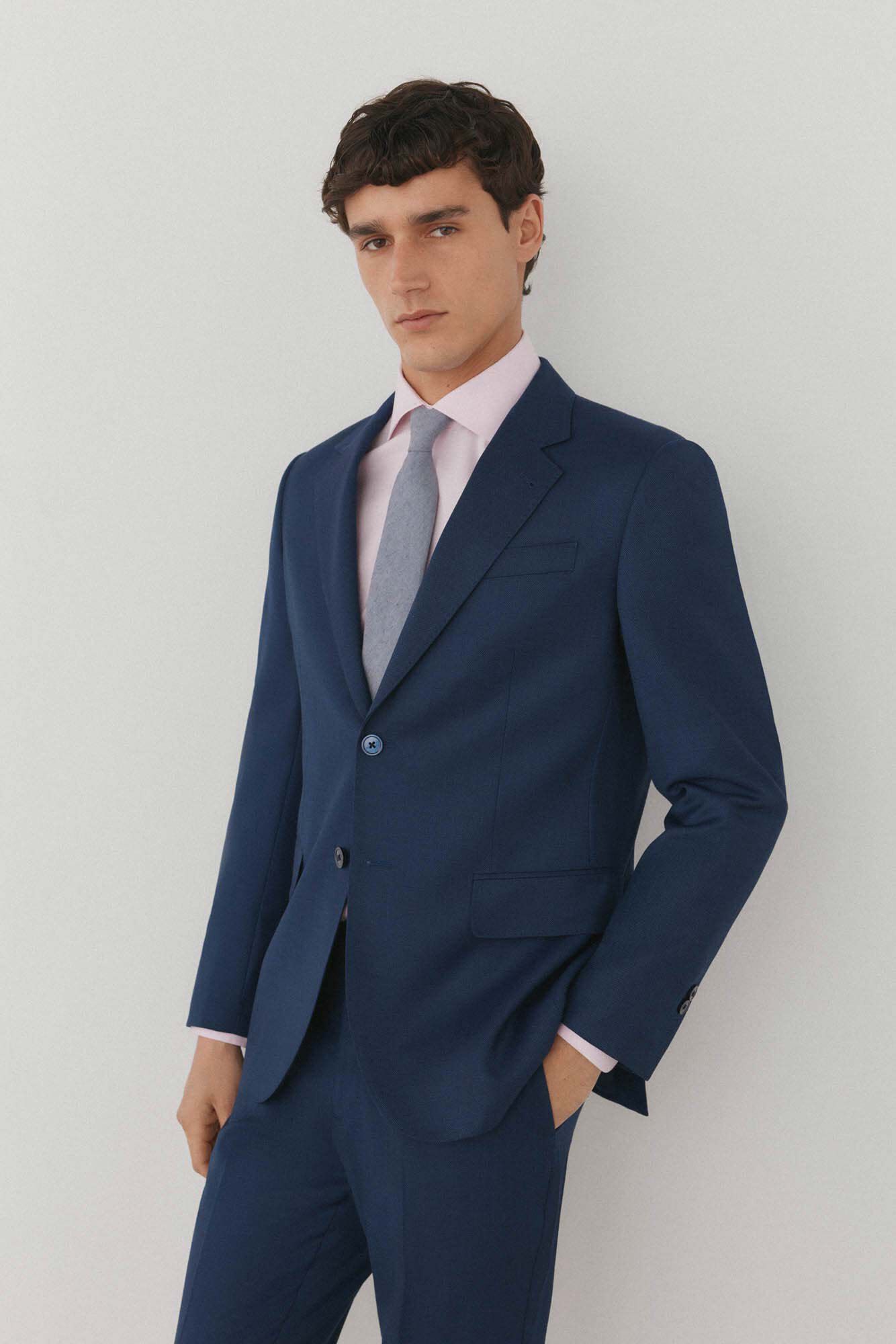 Pedro del Hierro Camisa social lisa que n&atilde;o pode ser passada a ferro + resistente a manchas Rosa