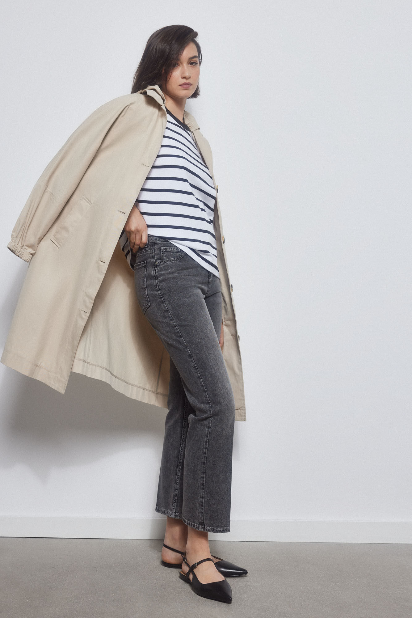 Pedro del Hierro Sudadera rayas botones Negro