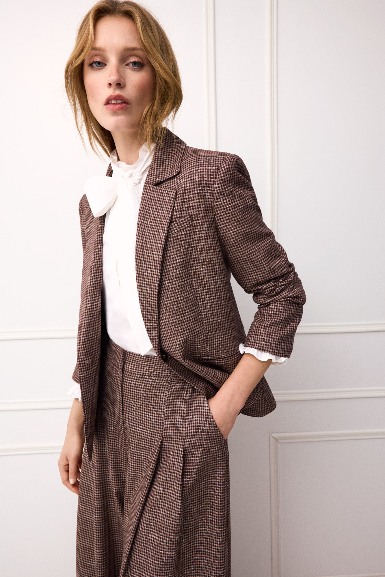 TFP by Tamara Falc&oacute; Checked blazer