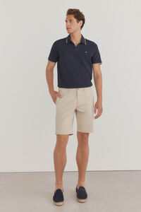 Pedro del Hierro Calças bermuda chino premium flex 