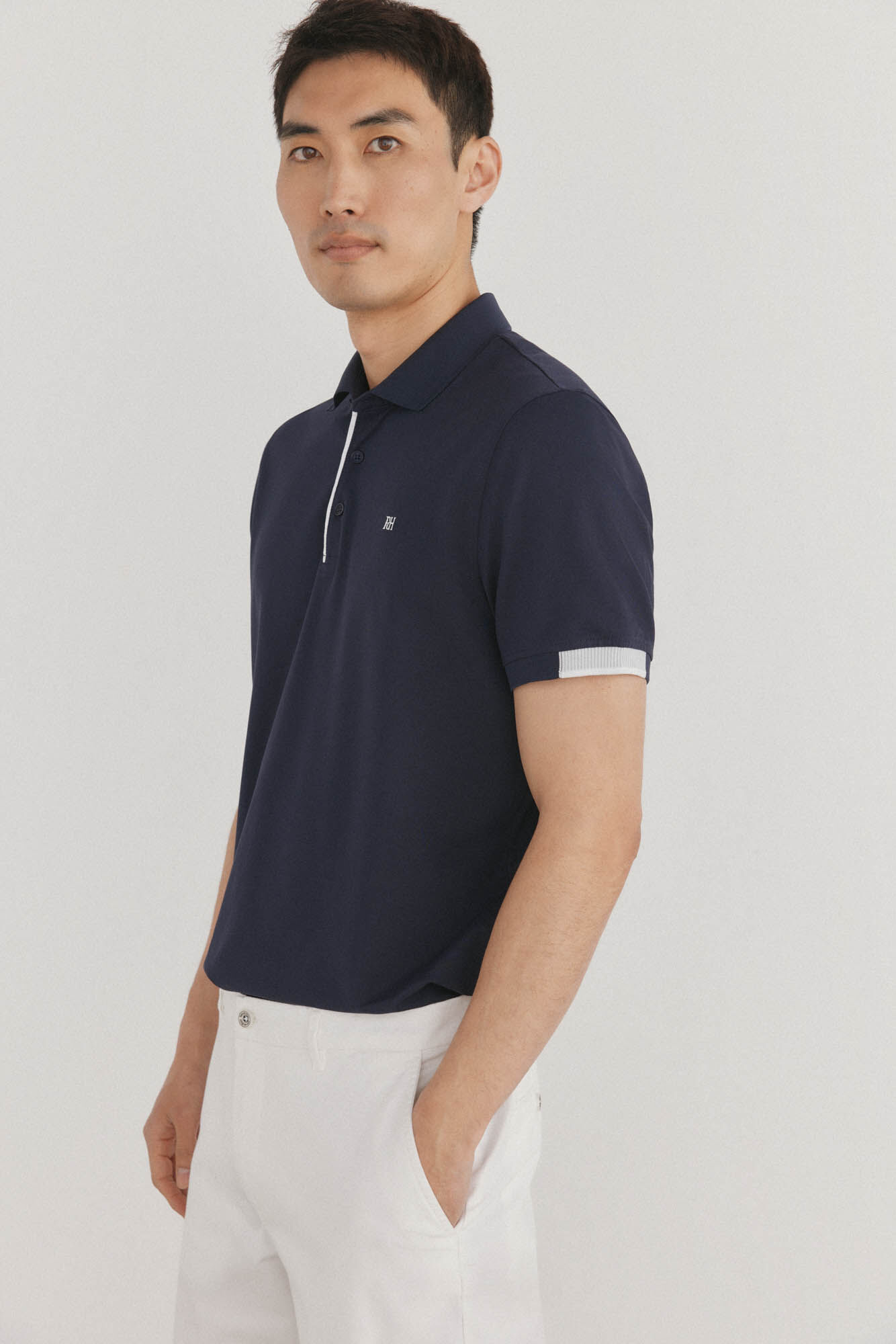 Pedro del Hierro Polo pu&ntilde;os contraste Azul