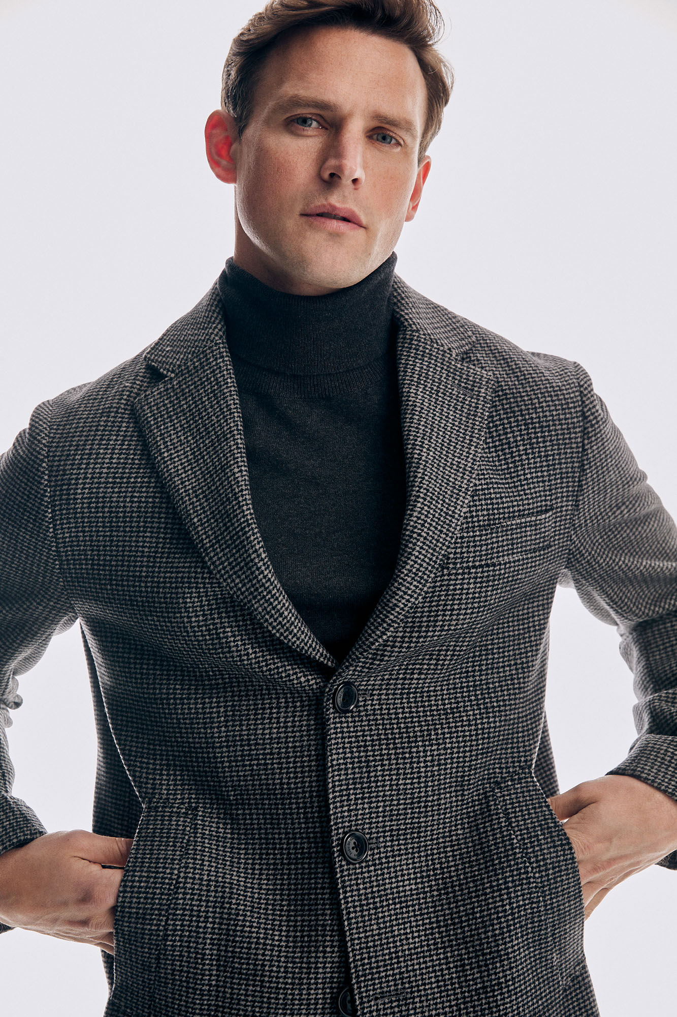 Pedro del Hierro Abrigo con vistas Gris