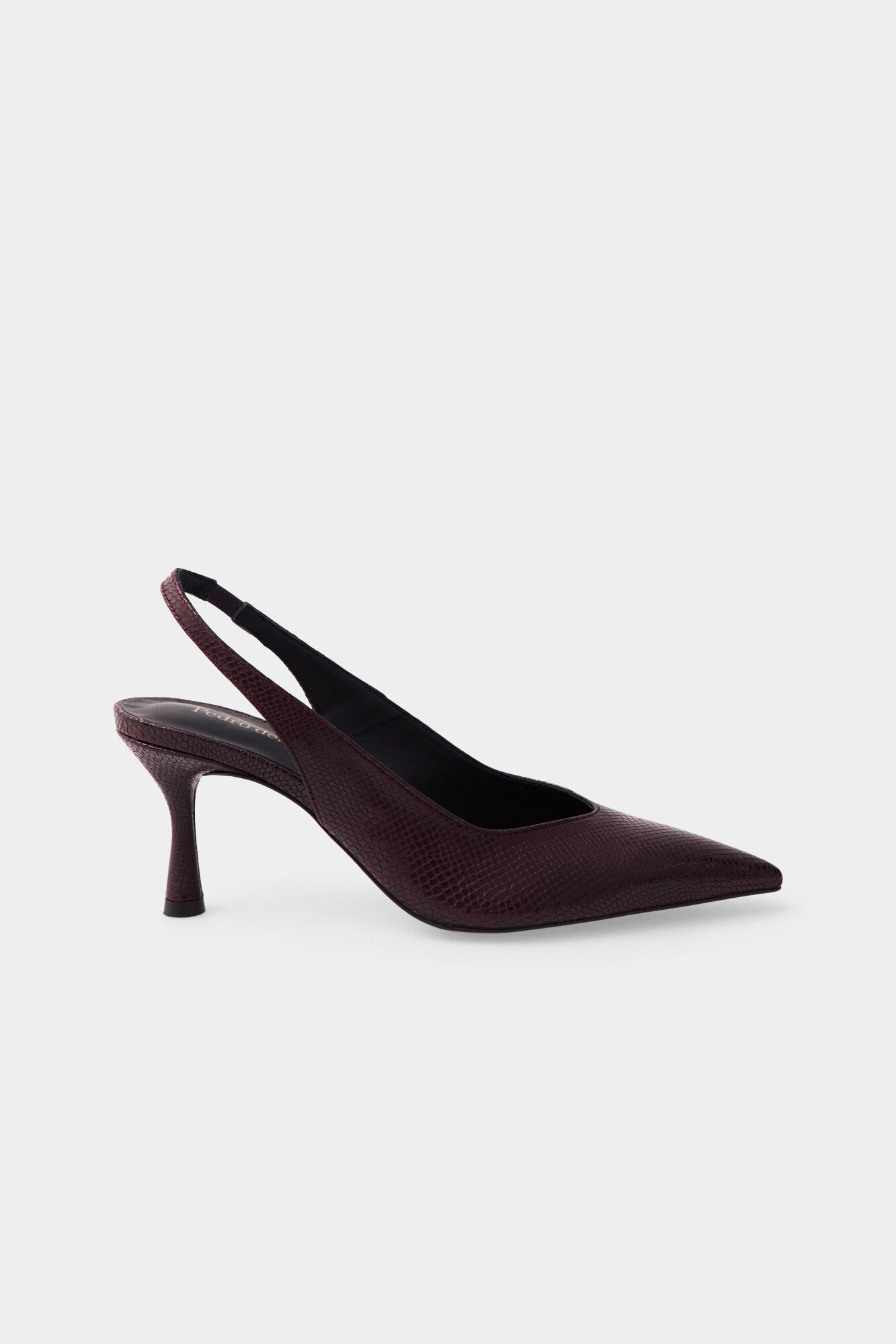 Pedro del Hierro Snake print pointed heel