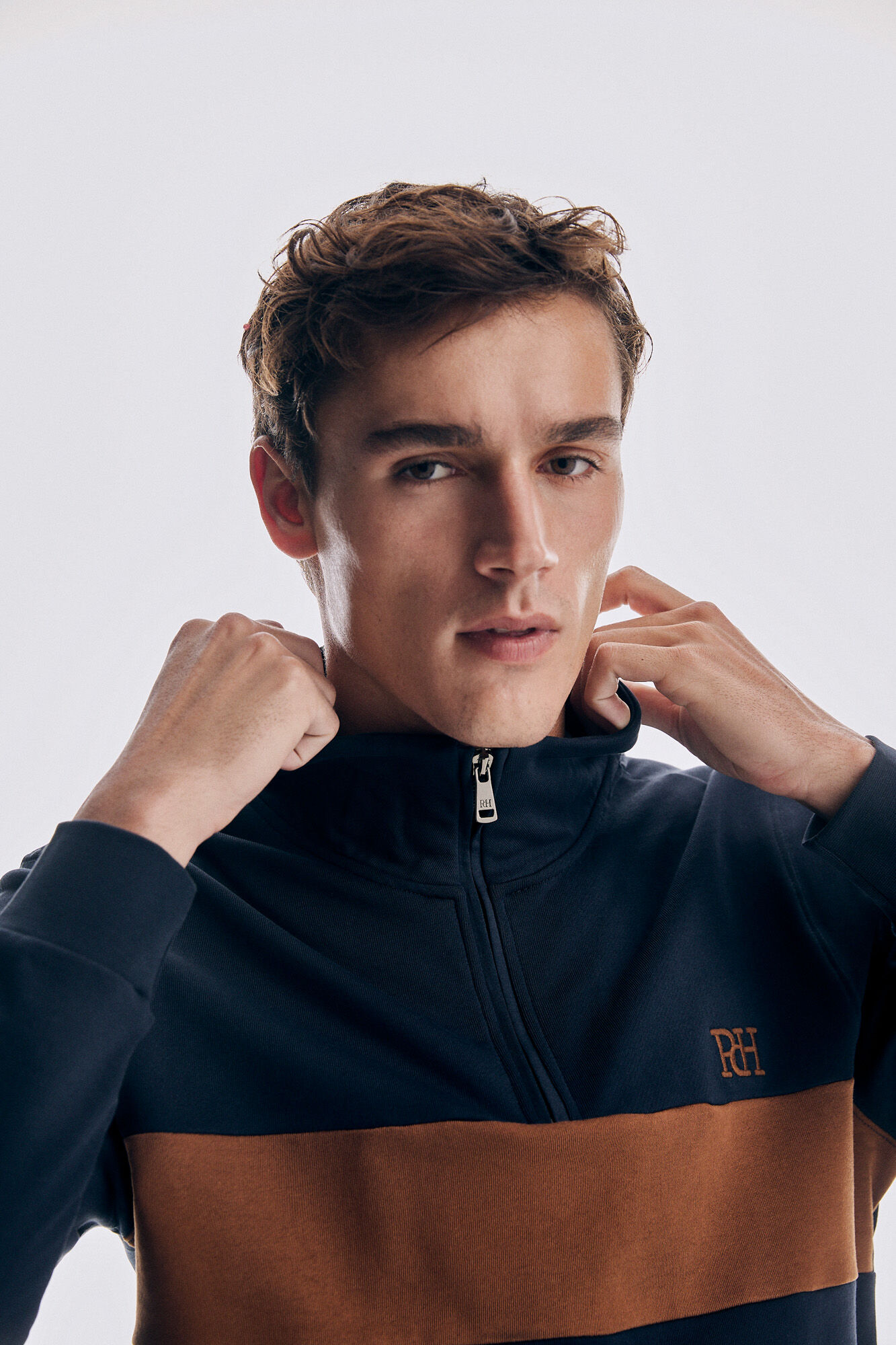 Pedro del Hierro Turtleneck sweatshirt Blue