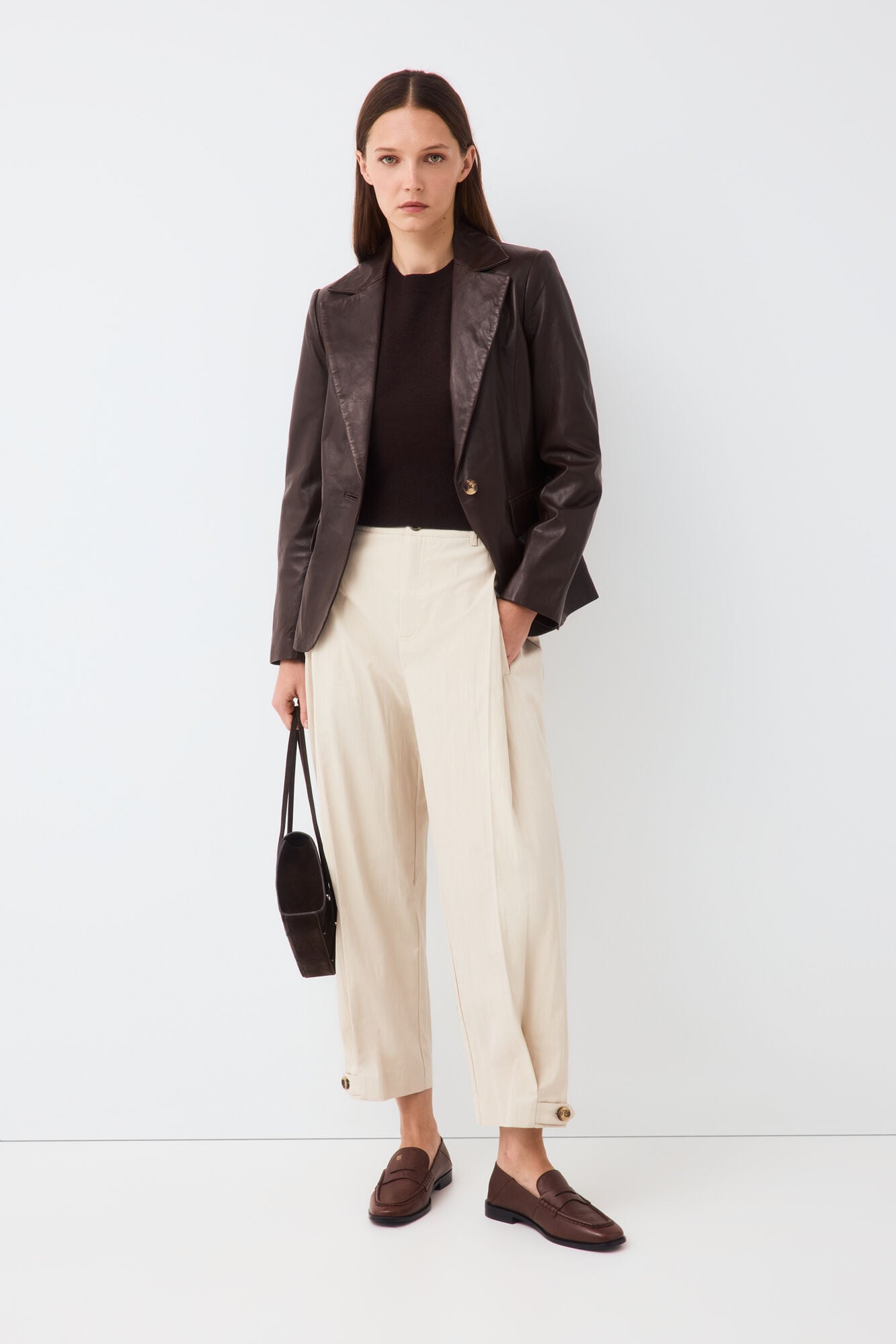 Pedro del Hierro Suede bomber jacket