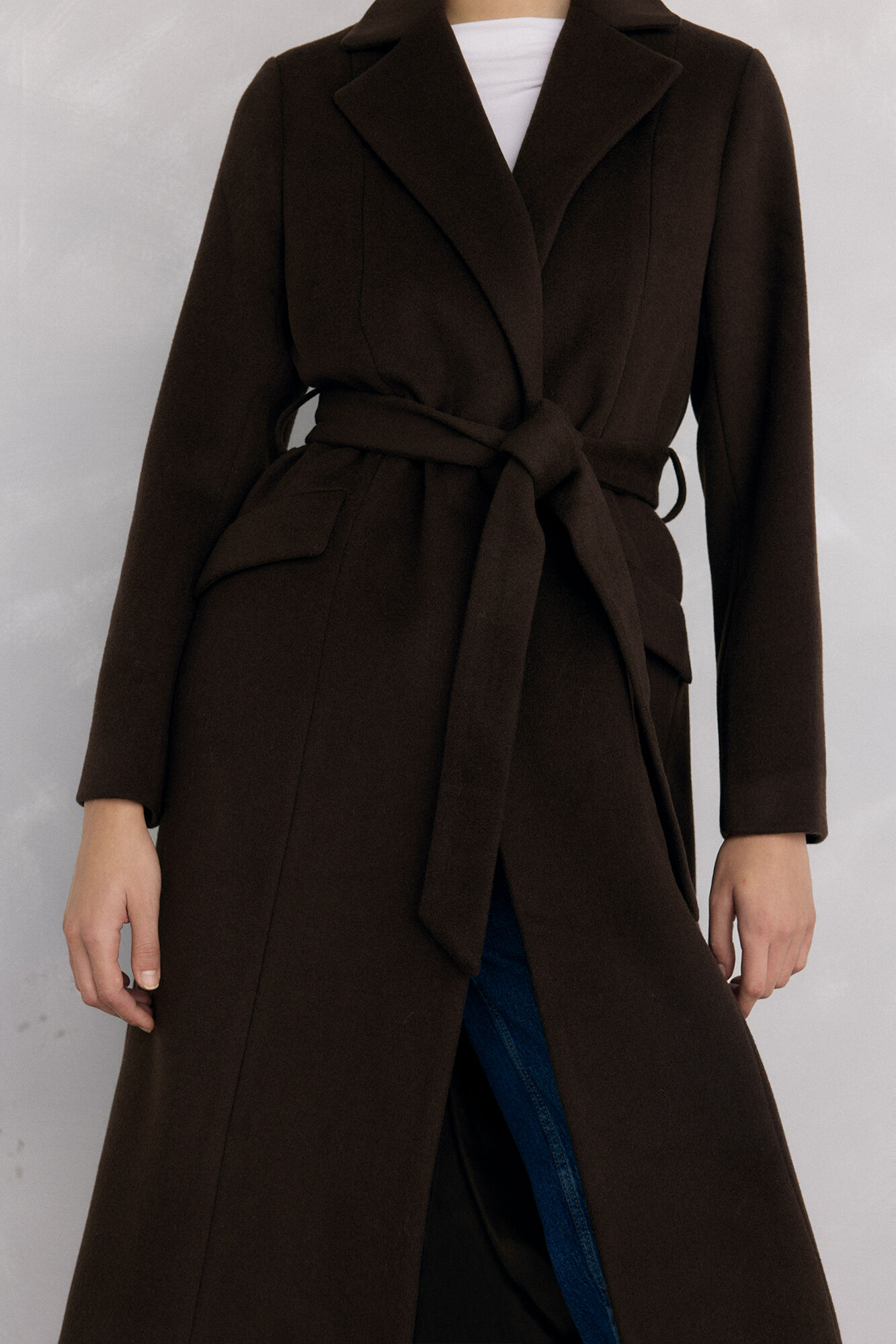 Pedro del Hierro Coat with fur neck