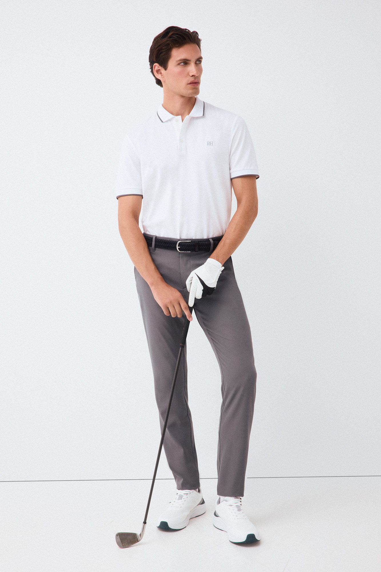 Pedro del Hierro Plain polo shirt White