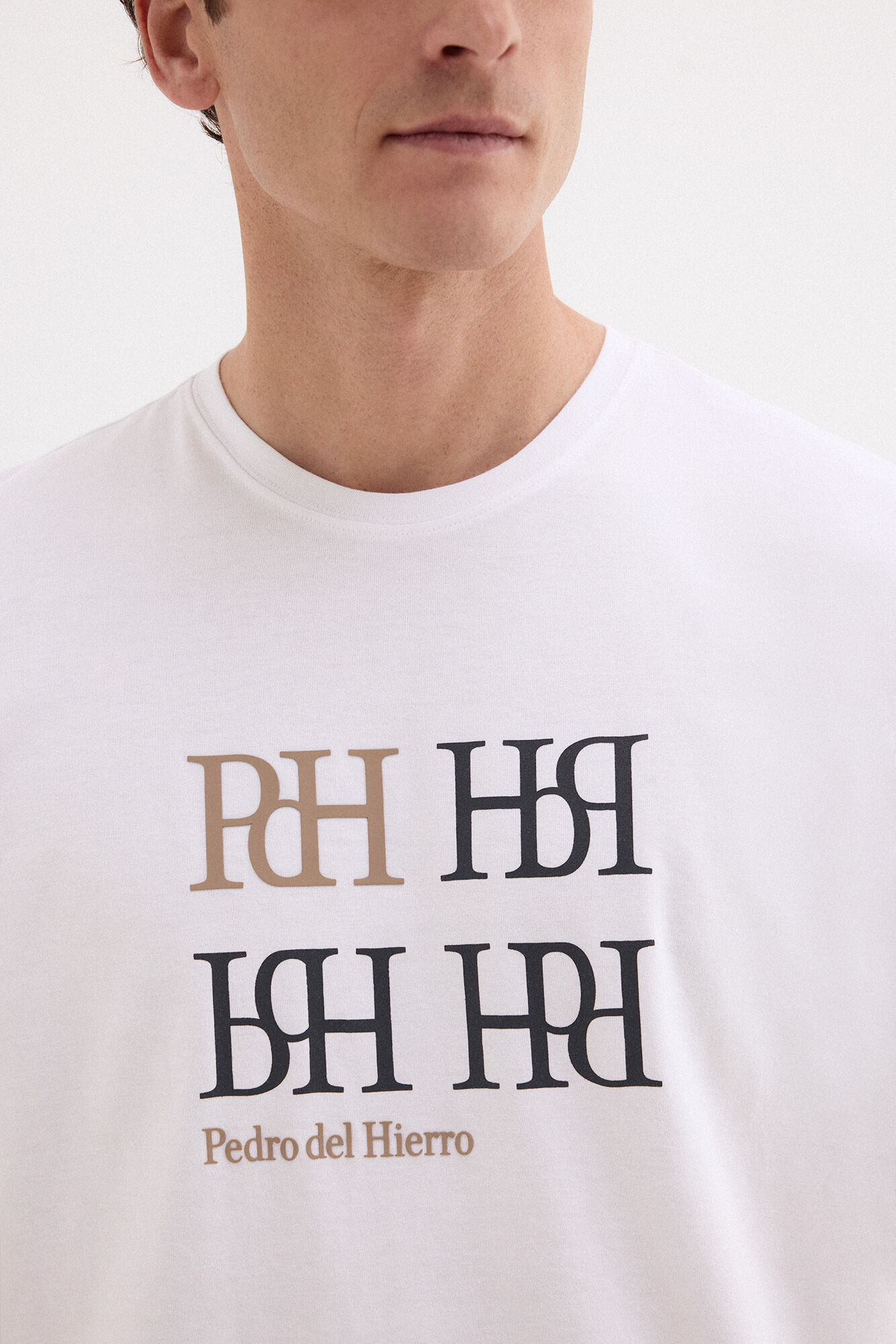 Pedro del Hierro Logo T-shirt White