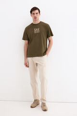 Pedro del Hierro Logo T-shirt Green