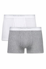Pedro del Hierro Pack 2 boxer de malha Branco