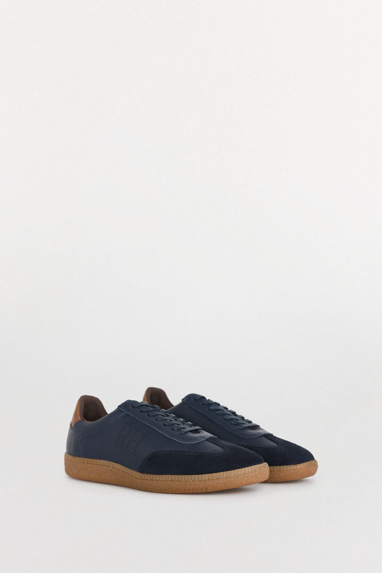 Pedro del Hierro leather sneaker Blue