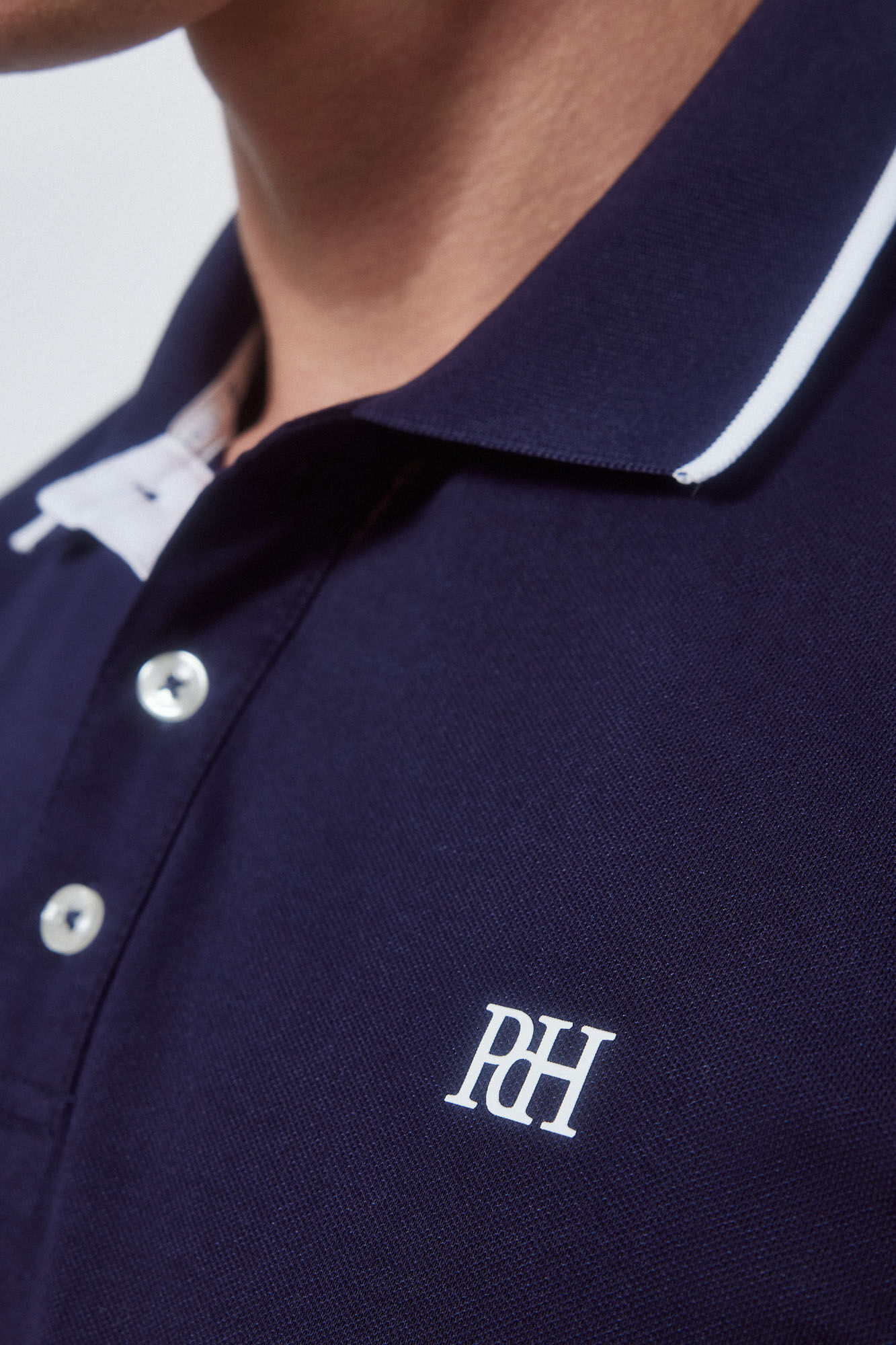 Pedro del Hierro Polo liso t&eacute;cnico GOLF Azul