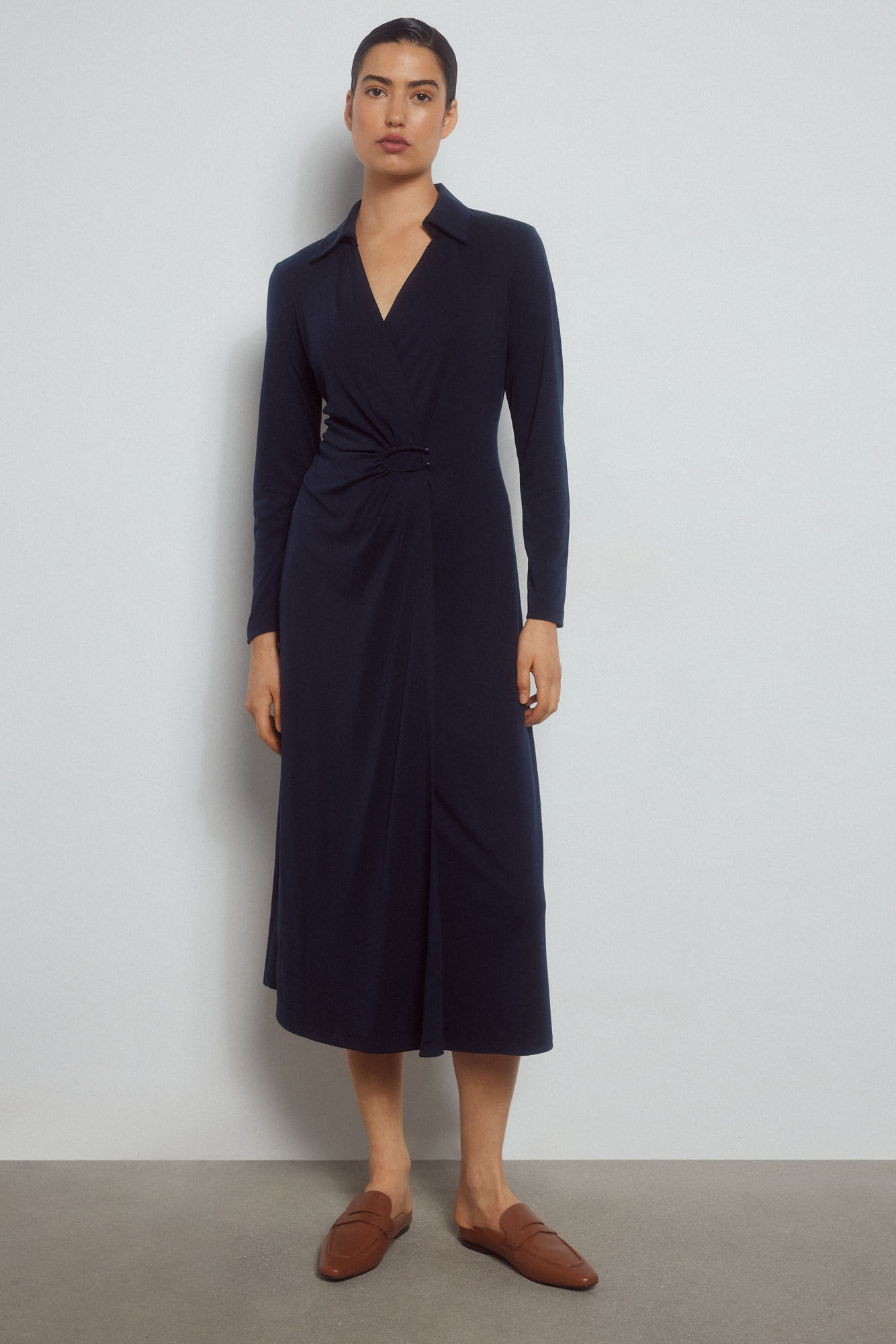 Pedro del Hierro Vestido con hebilla Azul