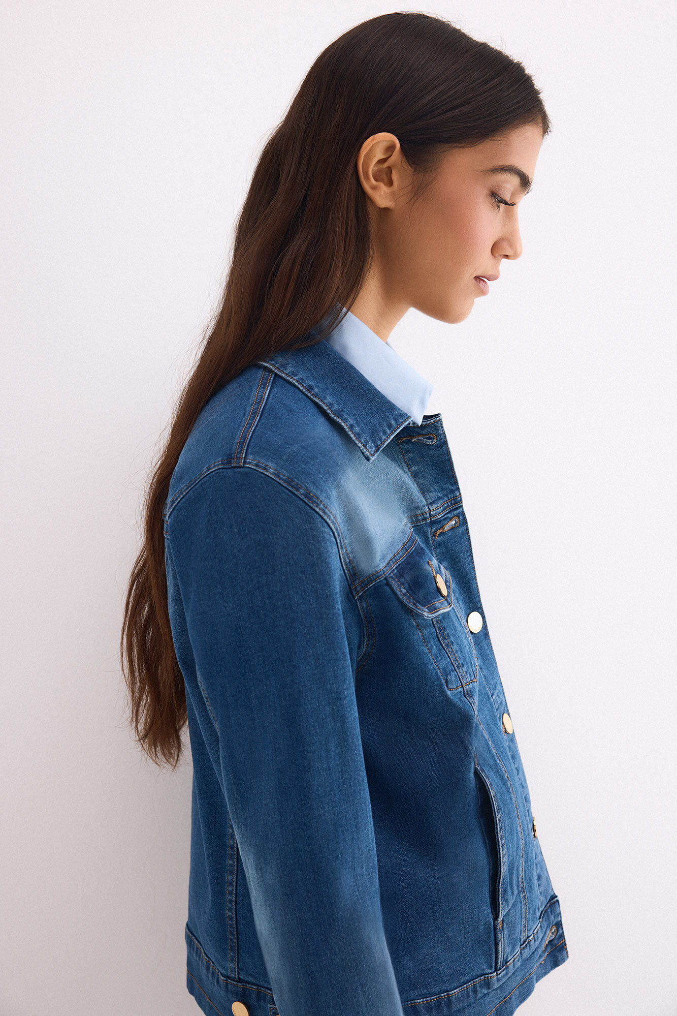 Pedro del Hierro Denim jacket Blue