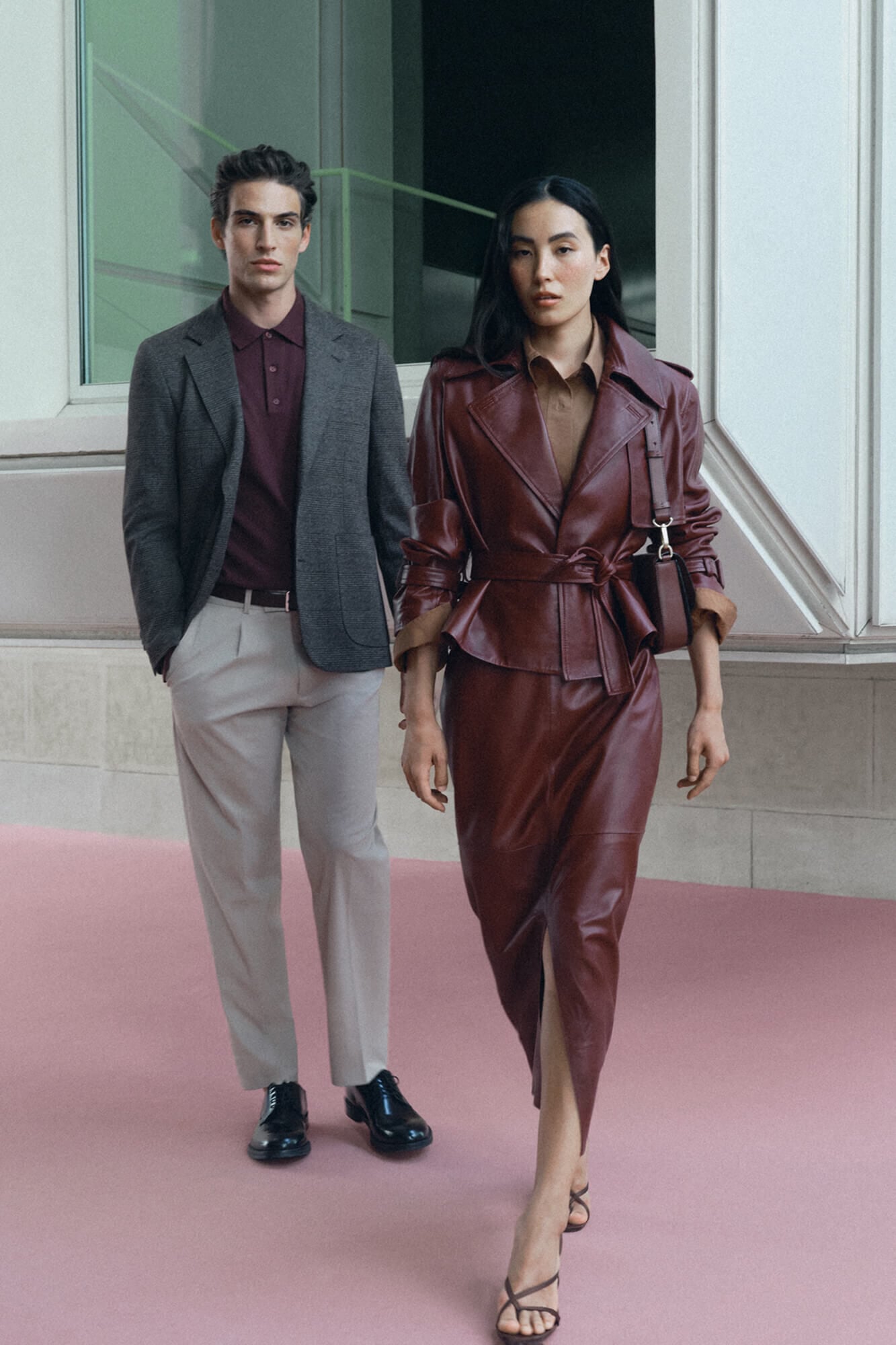 Pedro del Hierro Suede skirt