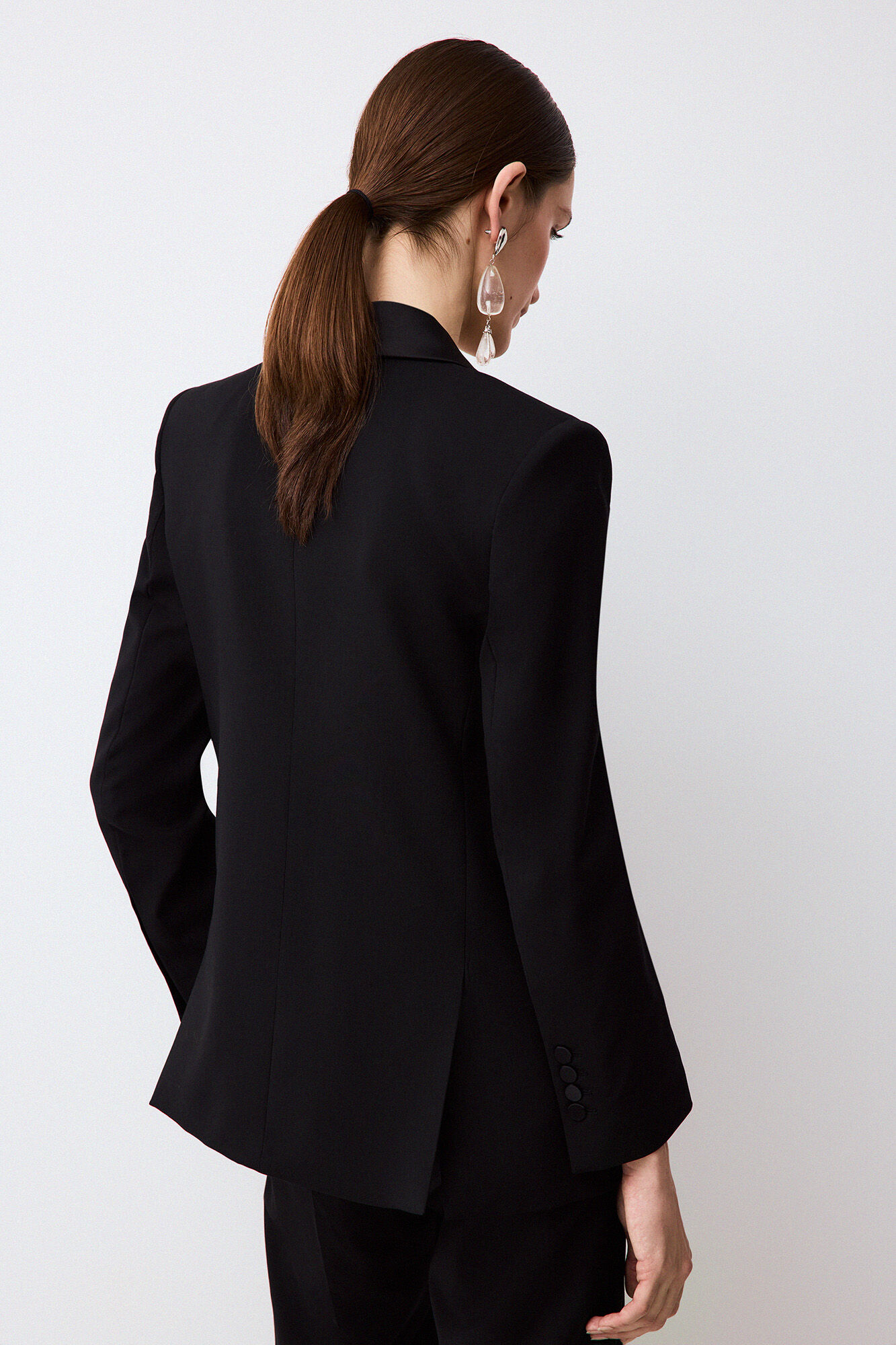 Pedro del Hierro Structured tailored blazer Black