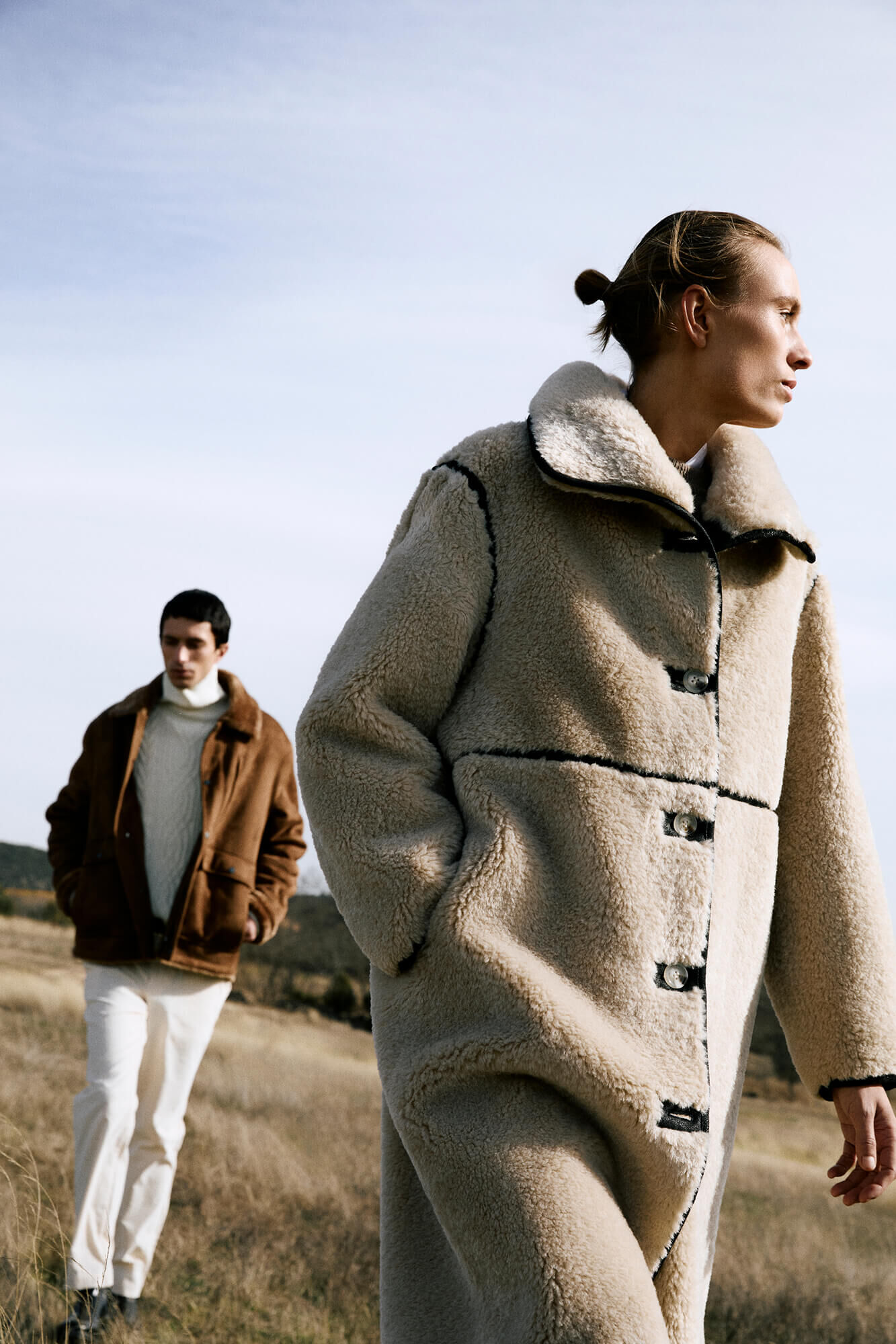 Pedro del Hierro Abrigo efecto pelo