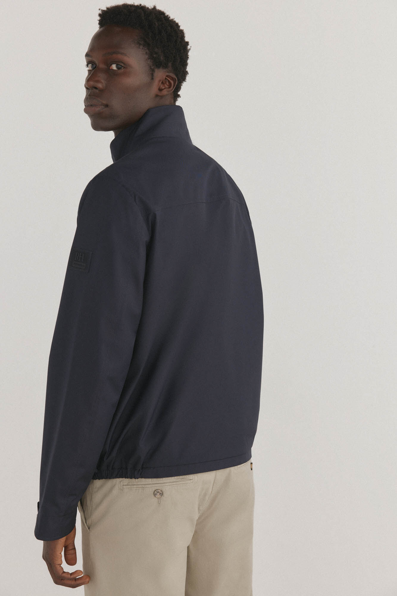 Pedro del Hierro Blus&atilde;o t&eacute;cnico leve Azul