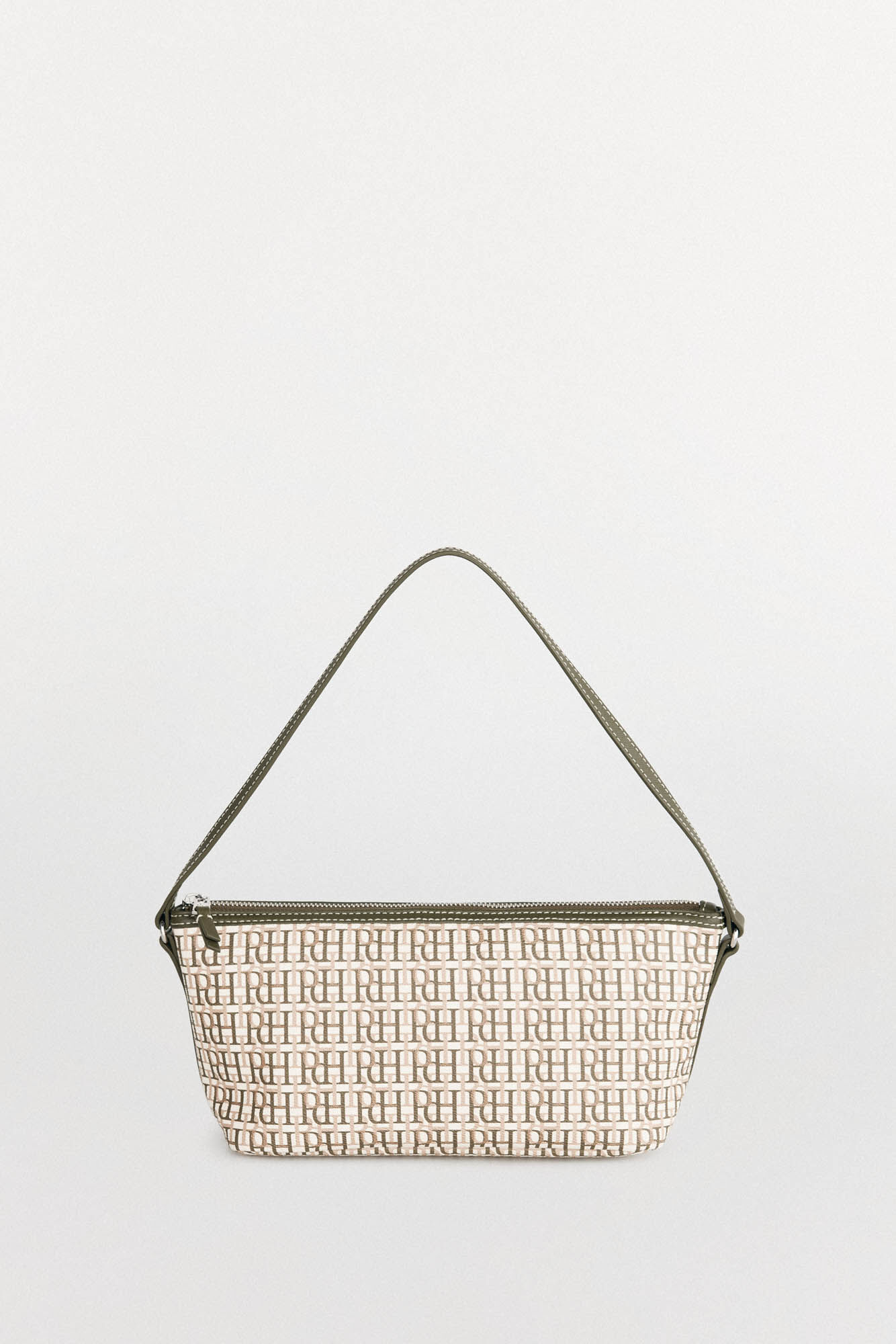 Pedro del Hierro Monogram shoulder bag Green